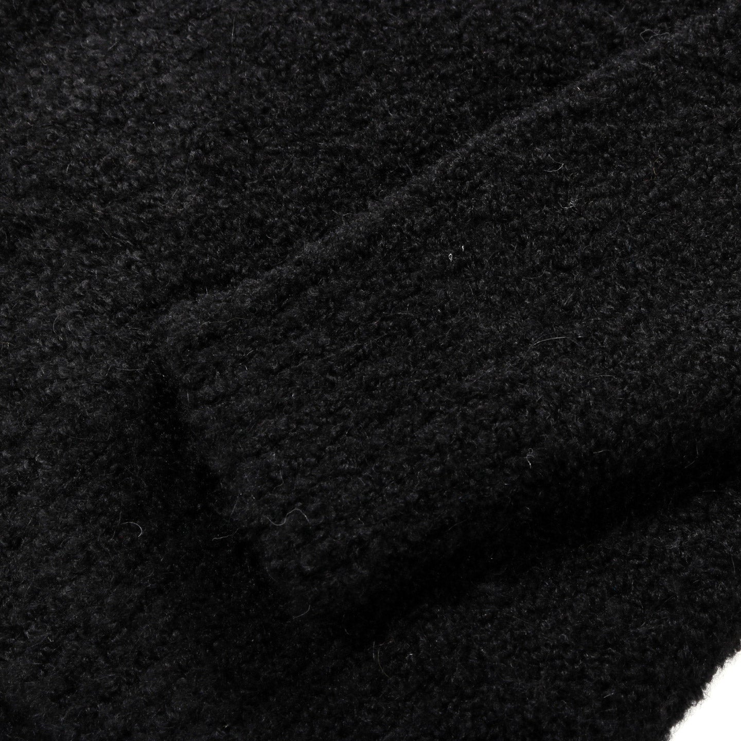 MONITALY ALPAGUAN TURTLENECK SWEATER BLACK BOUCLE