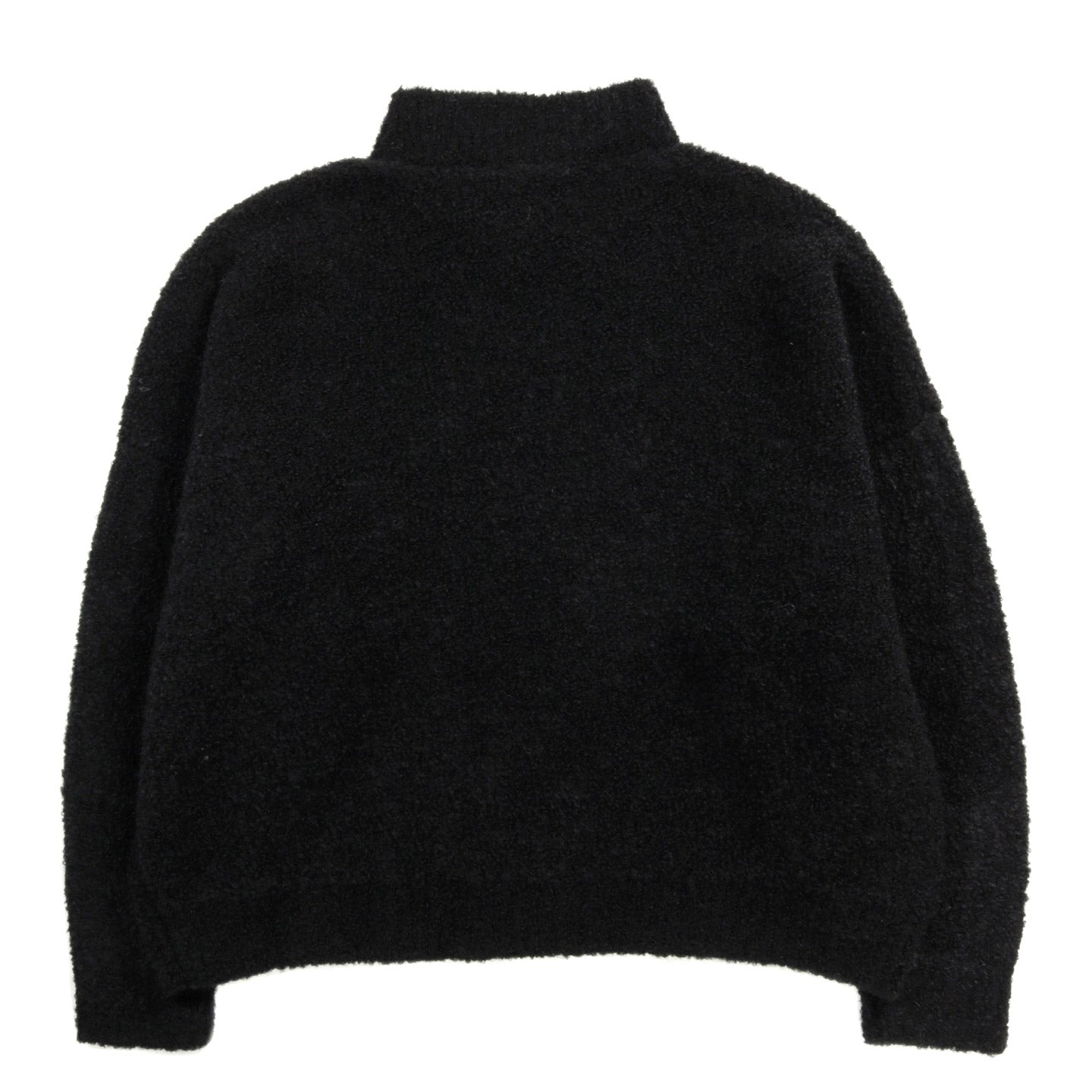 MONITALY SANTA MONICA SWEATER BLACK BOUCLE