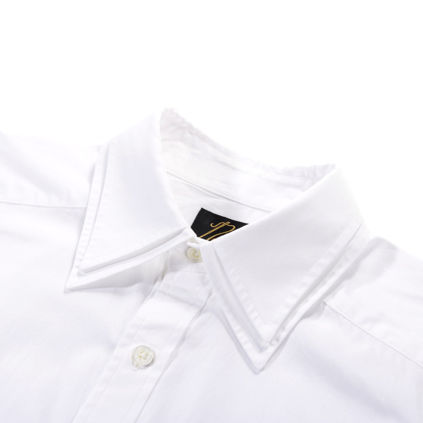 NEEDLES DOUBLE REGULAR COLLAR EDW SHIRT COTTON BROADCLOTH OFF WHITE