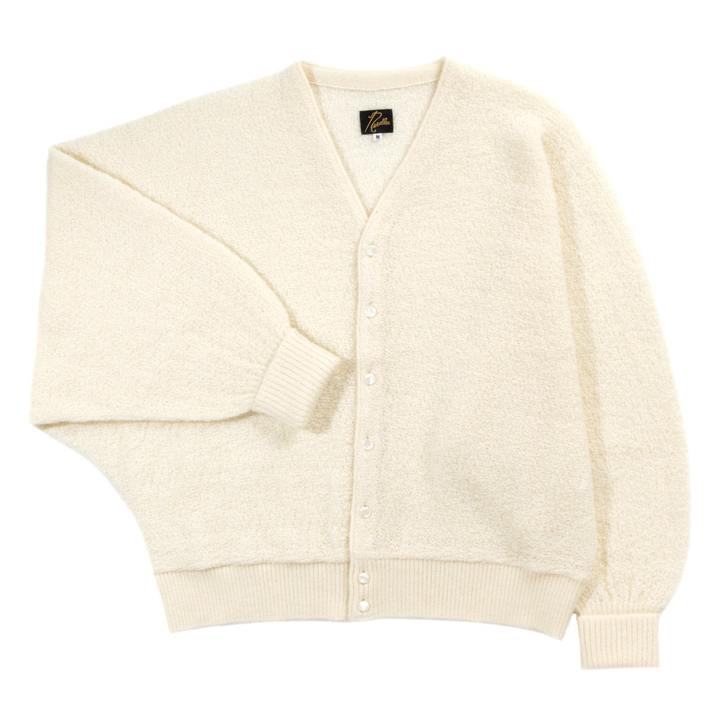 NEEDLES DOLMAN SWEATER CREPE WEAVE IVORY