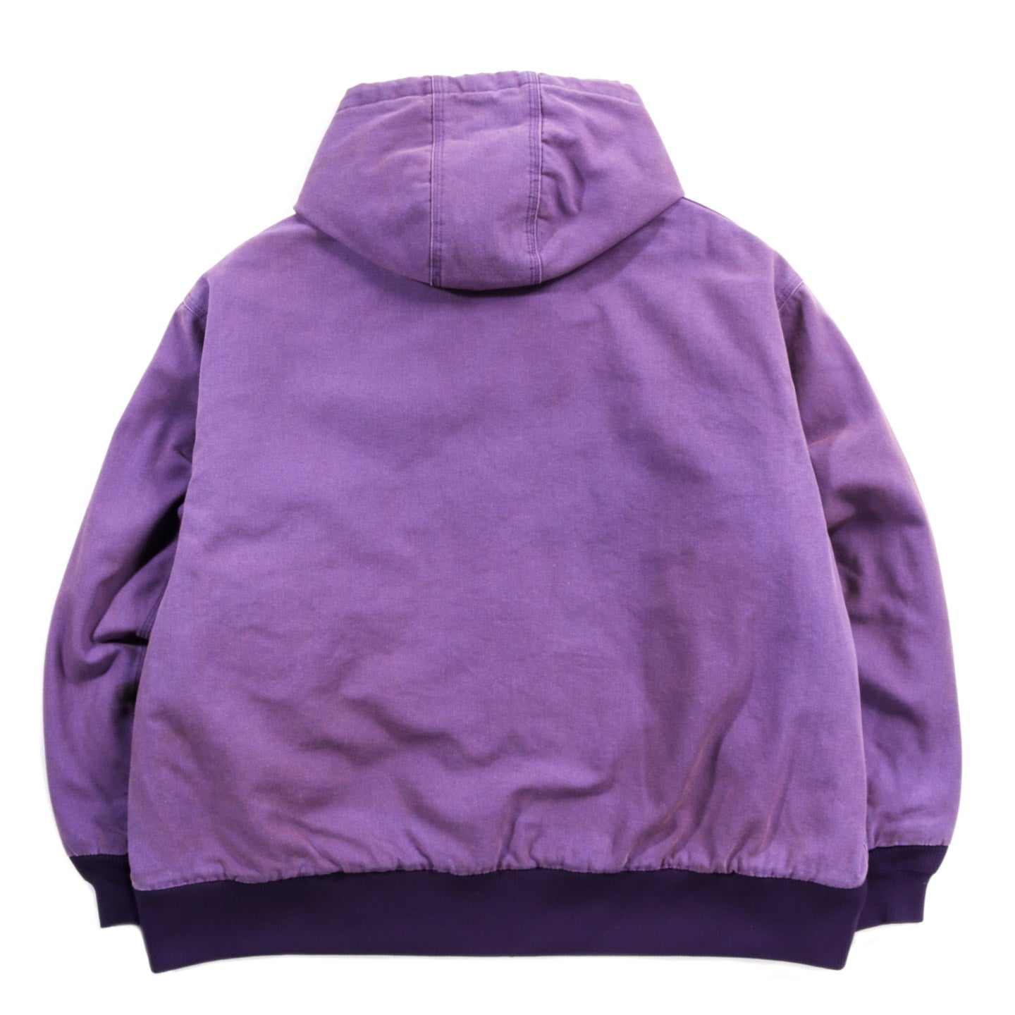 NEEDLES ZIP HOODED WORK JACKET PURPLE