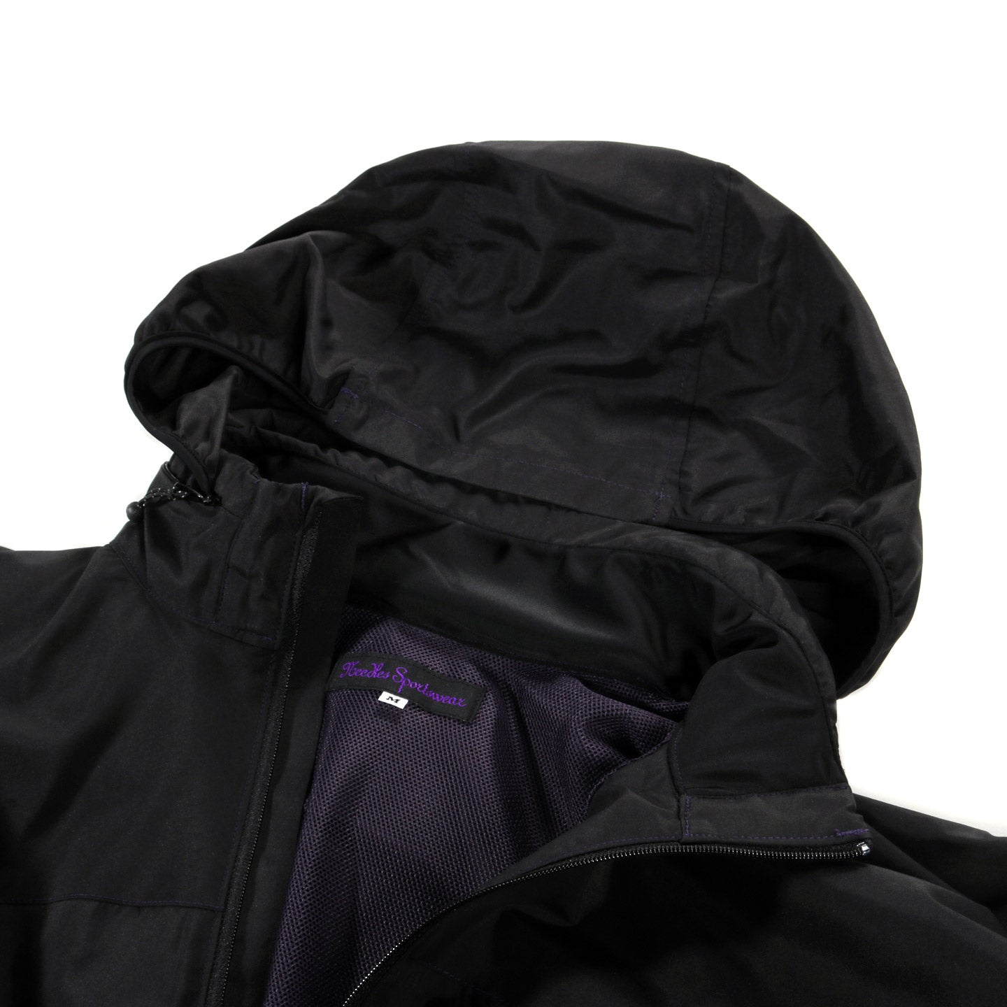 NEEDLES SPORTSWEAR S.B. JACKET POLY BRUSHED TAFFETA BLACK