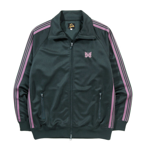 NEEDLES TRACK JACKET POLY SMOOTH GREEN