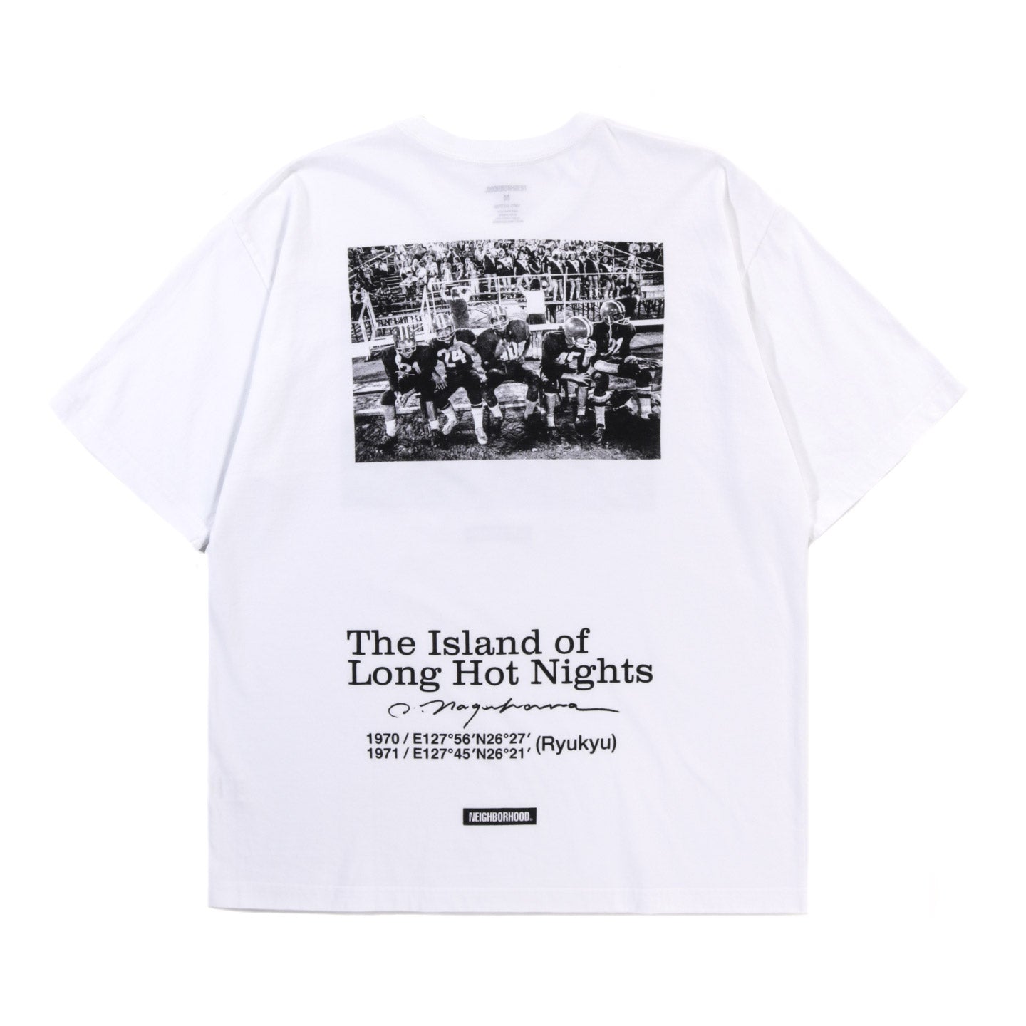 NEIGHBORHOOD OSAMU NAGAHAMA TEE 1 WHITE