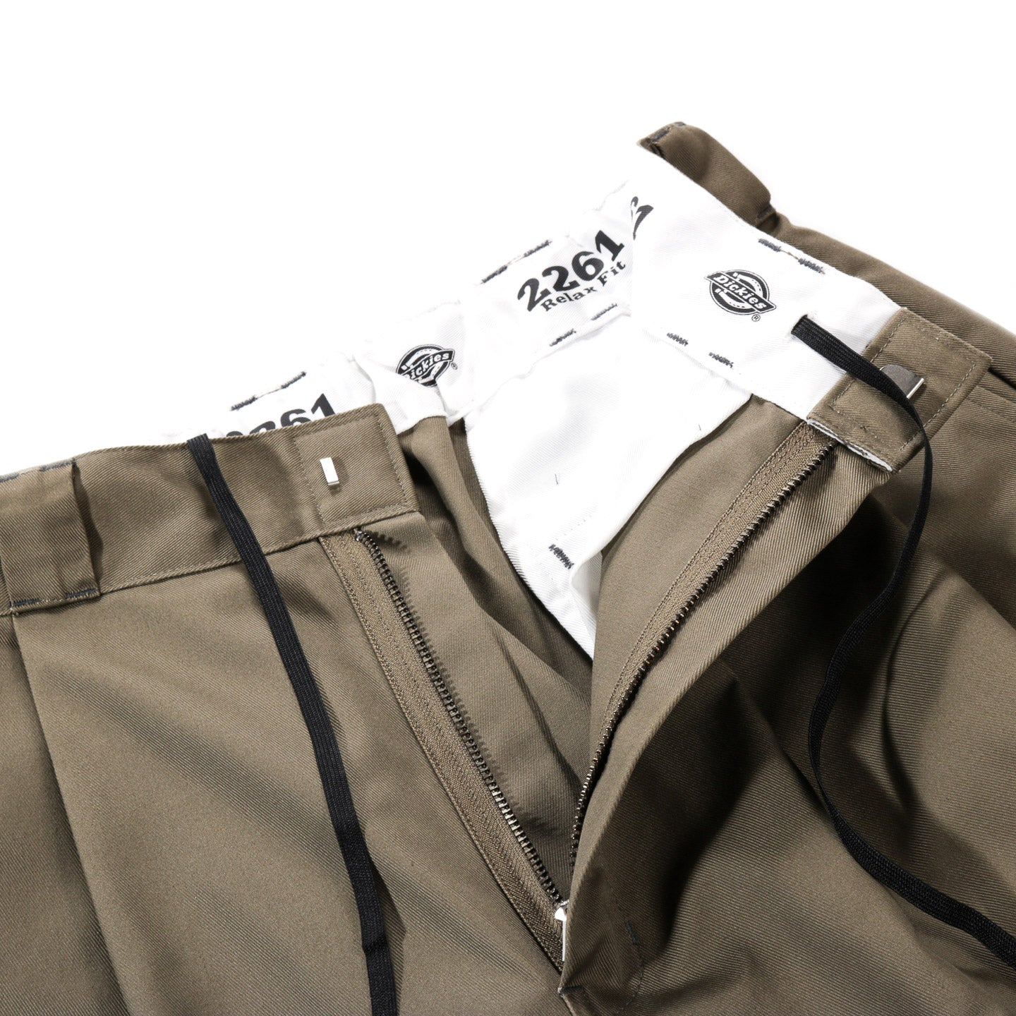 N.HOOLYWOOD 2261-CP40 DICKIES PLEATED PANTS KHAKI