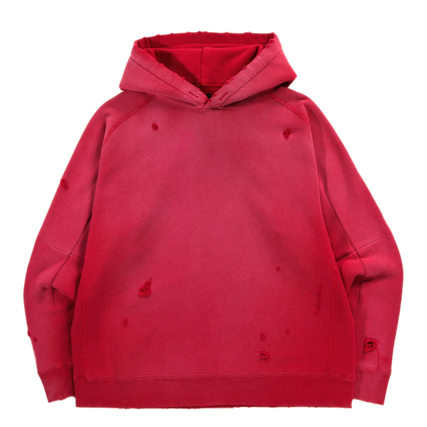 NEEDLES DARTS SWEAT HOODY FRENCH TERRY RED