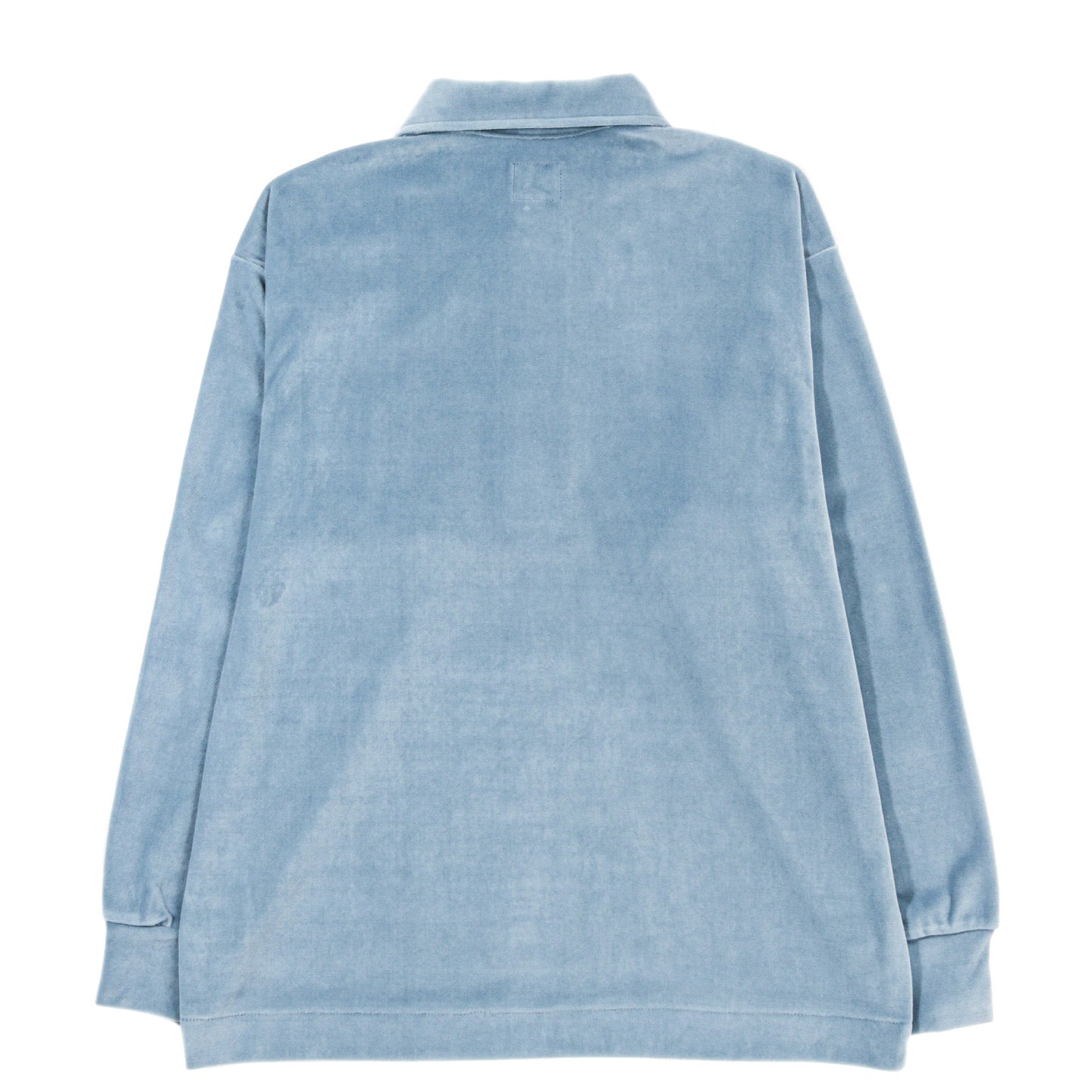 NEEDLES PULLOVER SHIRT VELOUR JERSEY LT. BLUE