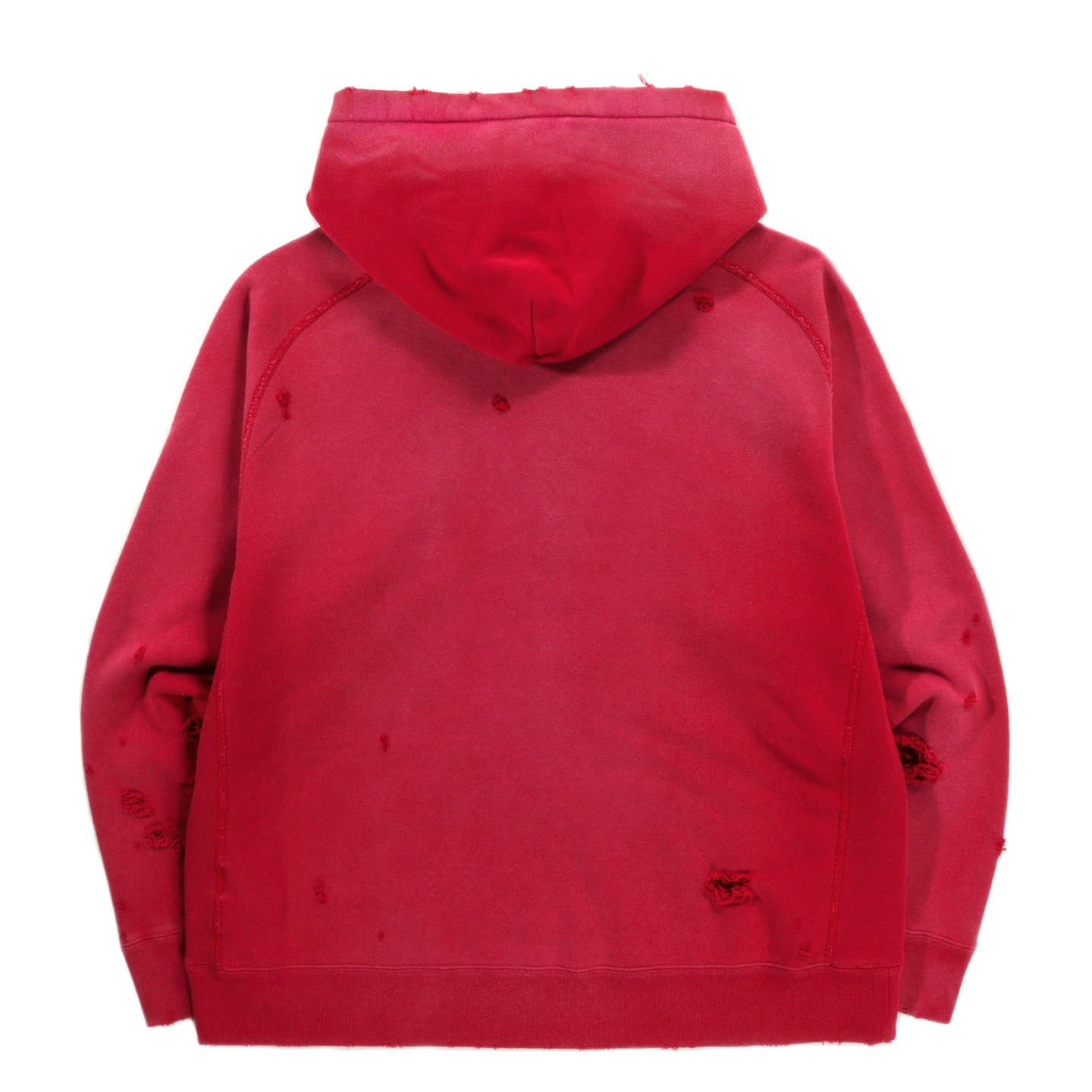 NEEDLES DARTS SWEAT HOODY FRENCH TERRY RED