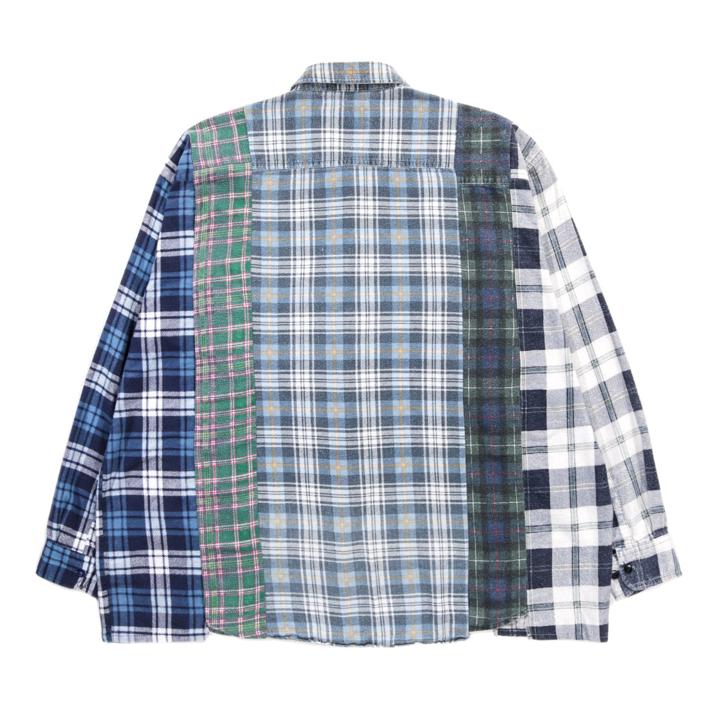 REBUILD BY NEEDLES FLANNEL SHIRT -> 5 CUTS FRILL - A