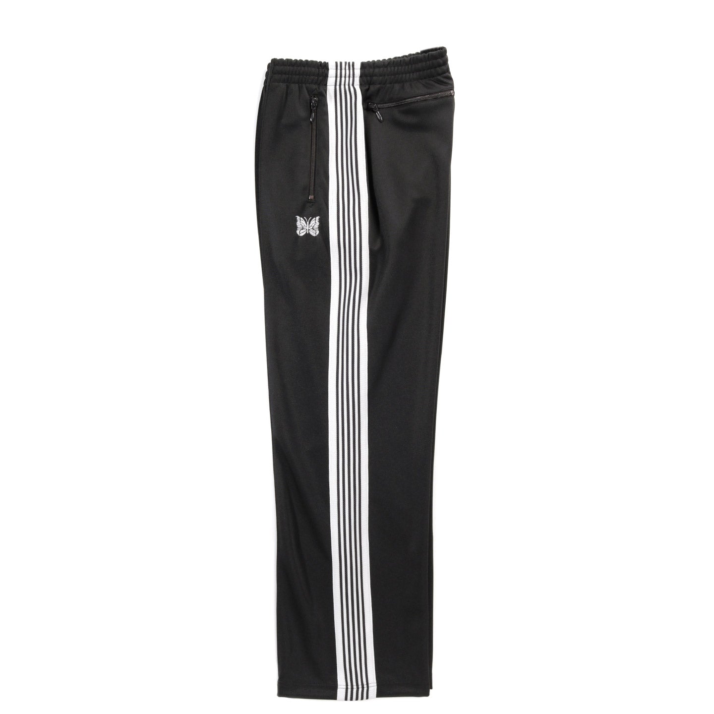NEEDLES TRACK PANT POLY SMOOTH CHARCOAL