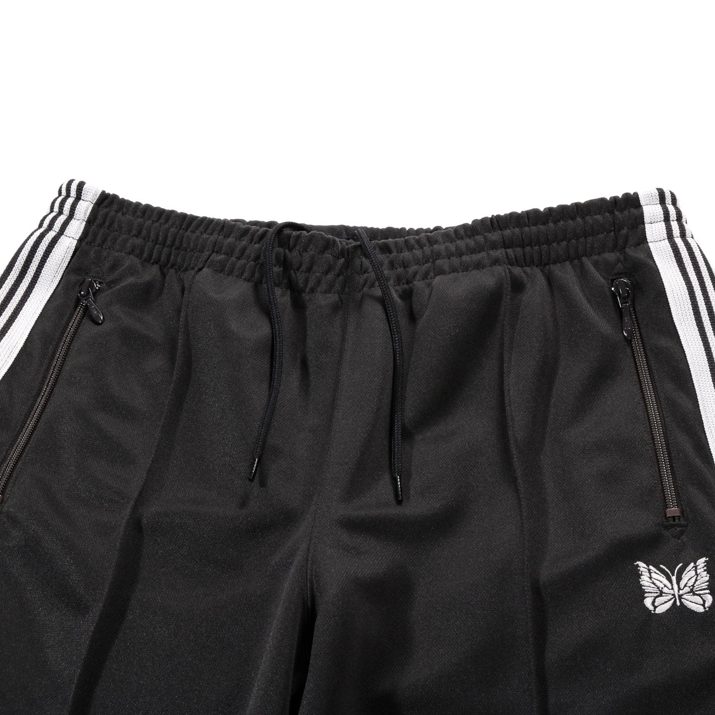NEEDLES TRACK PANT POLY SMOOTH CHARCOAL