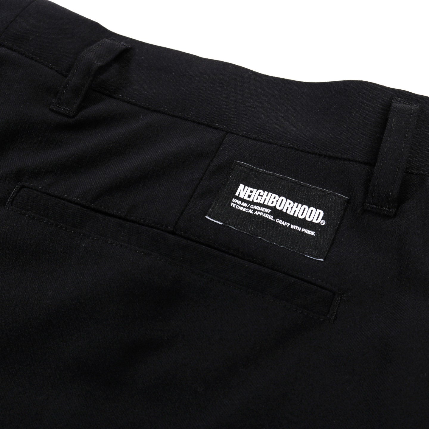 NEIGHBORHOOD ANKLE PANTS BLACK