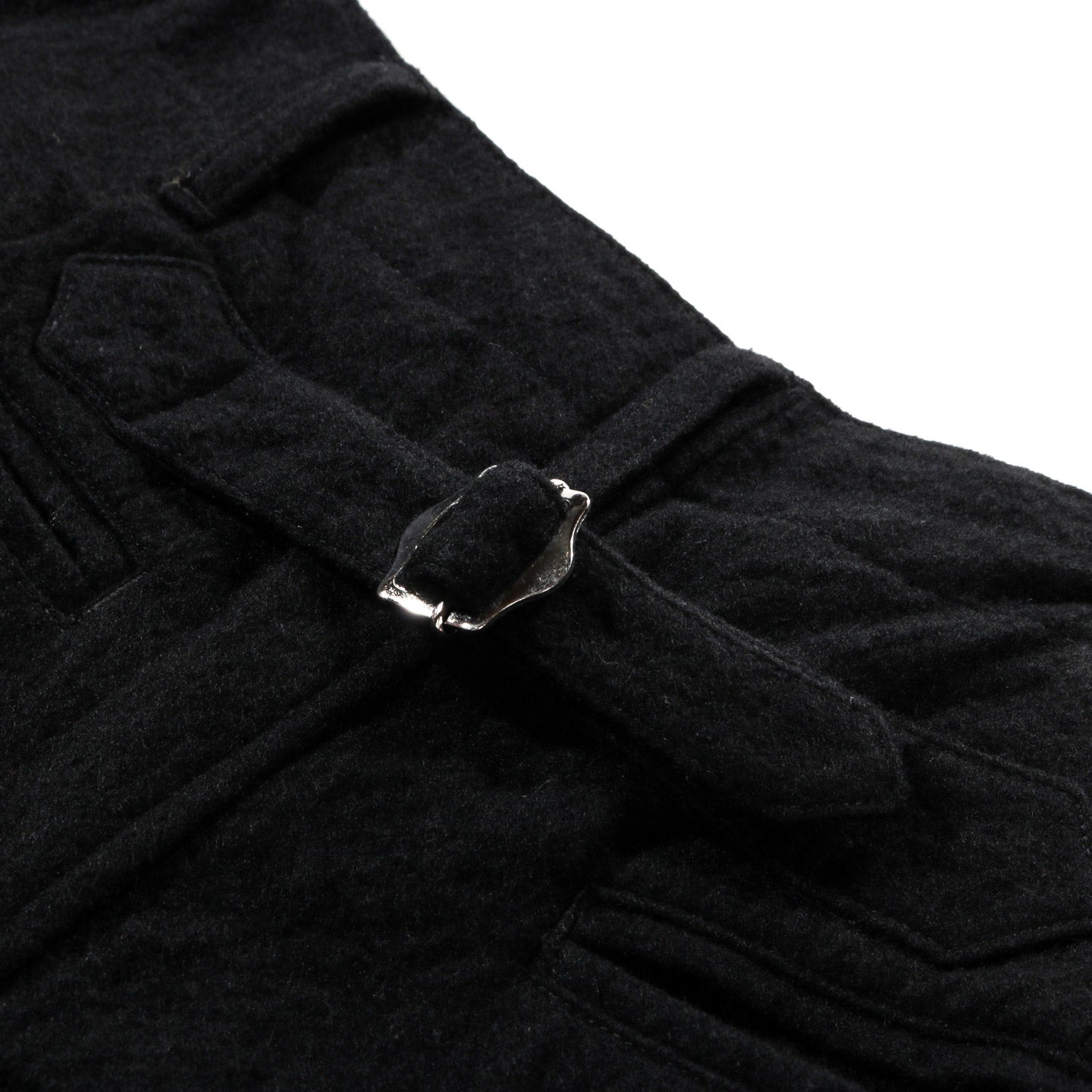 NEEDLES H.D. MILITARY PANT SHRUNK WOOL BLACK
