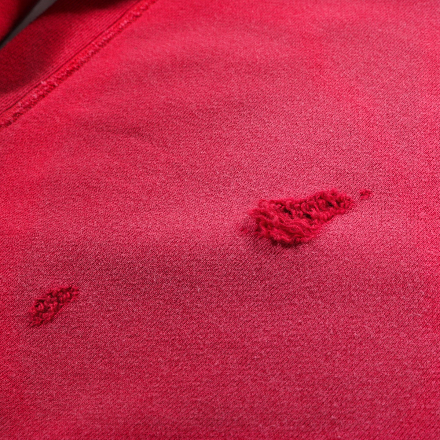 NEEDLES DARTS SWEAT HOODY FRENCH TERRY RED