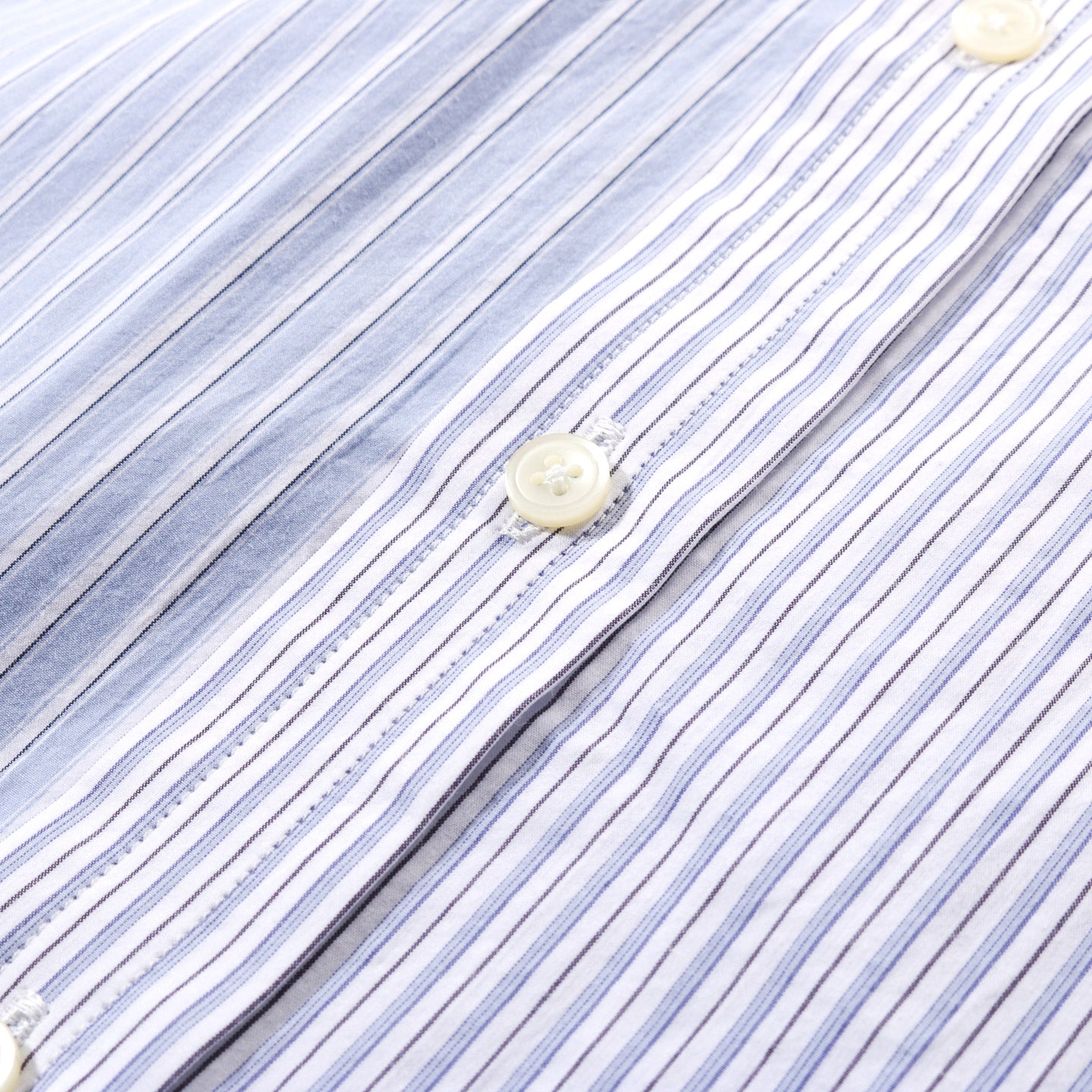 NEEDLES COMBO TAB COLLAR SHIRT COTTON TYPEWRITER STRIPE
