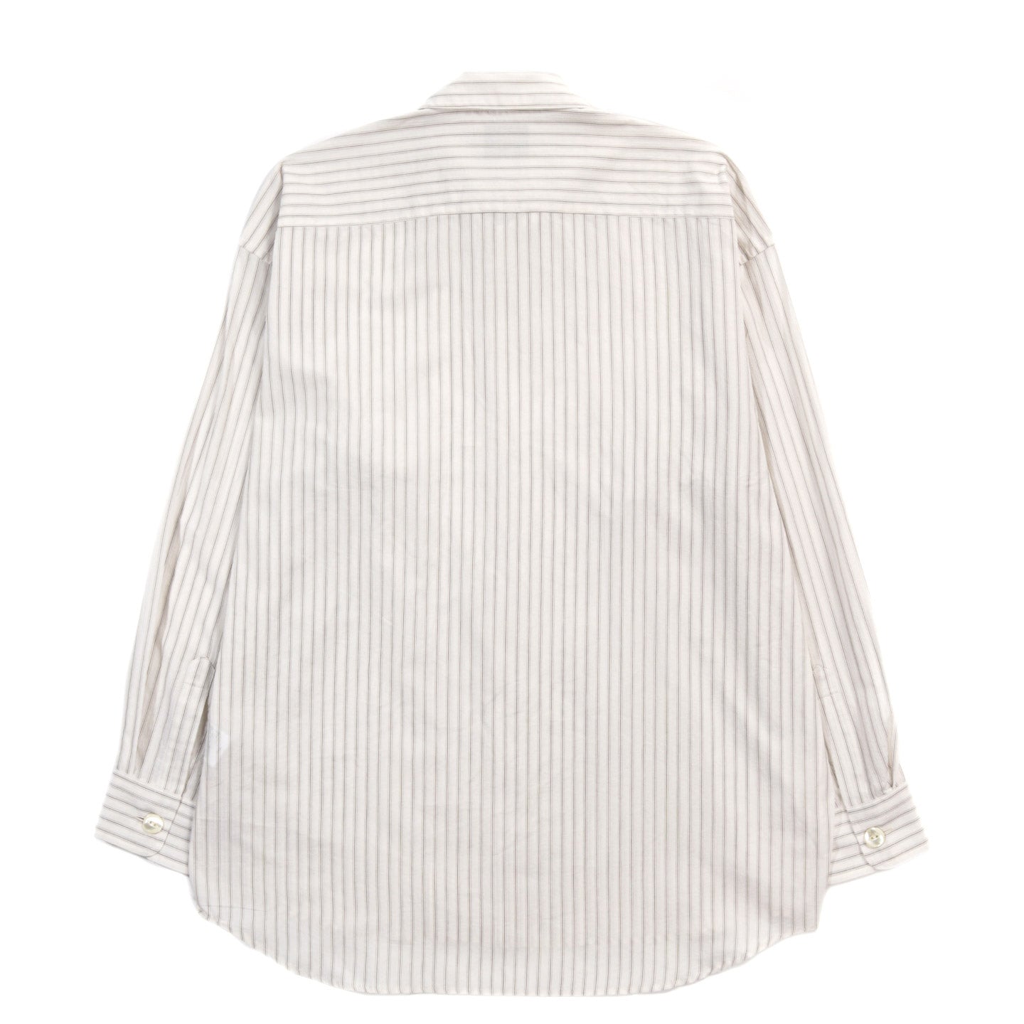 NEEDLES UNCON SHIRT DOBBY STRIPE BROWN