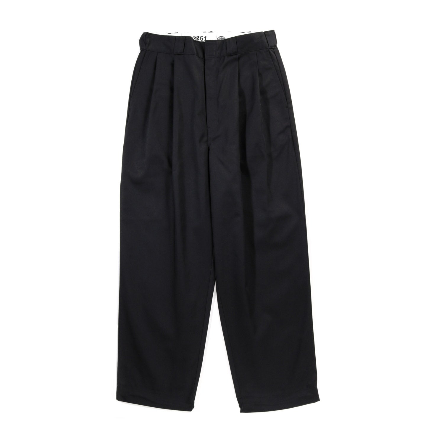 N.HOOLYWOOD 2261-CP40 DICKIES PLEATED PANTS BLACK