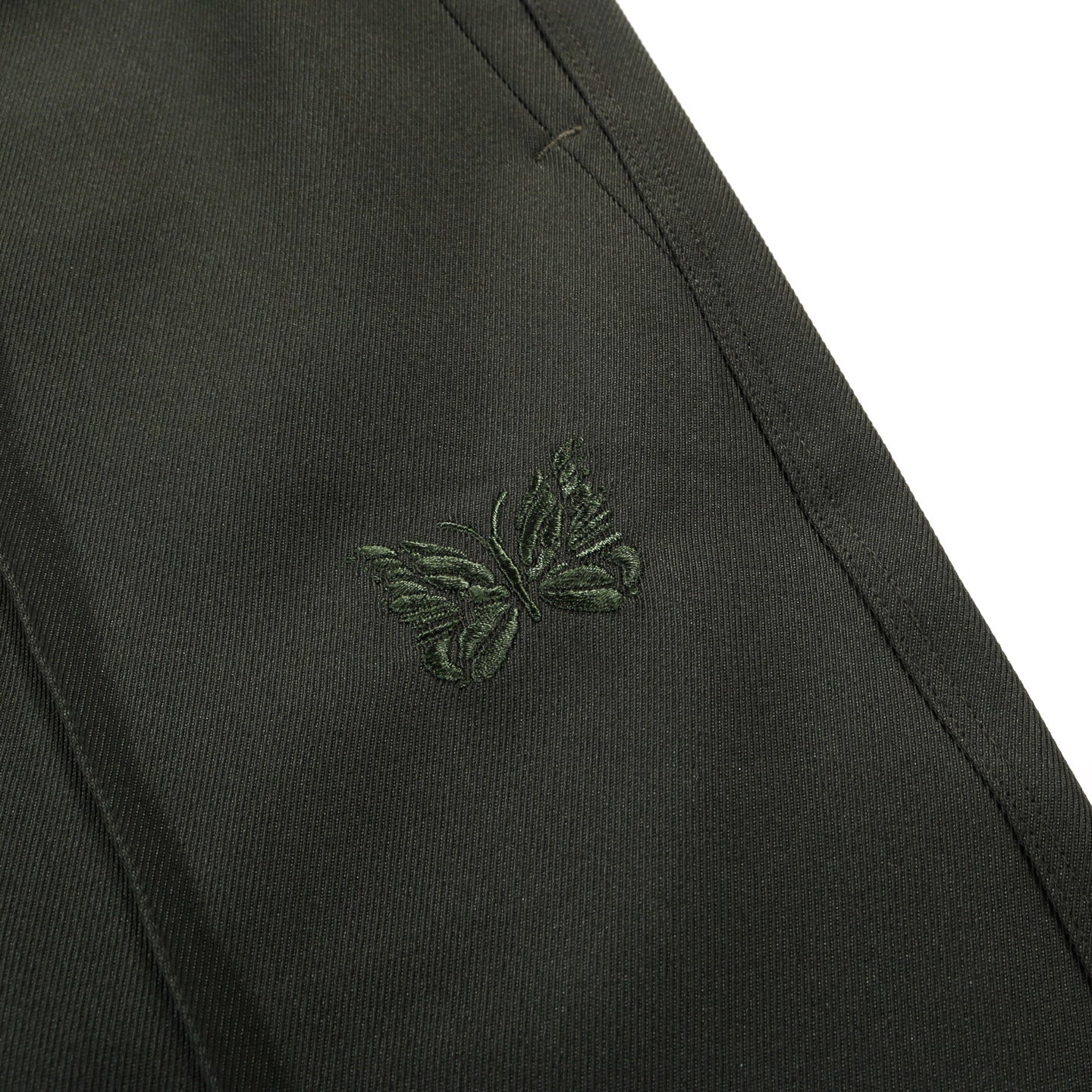 NEEDLES WARM UP PANT CAVALRY TWILL GREEN