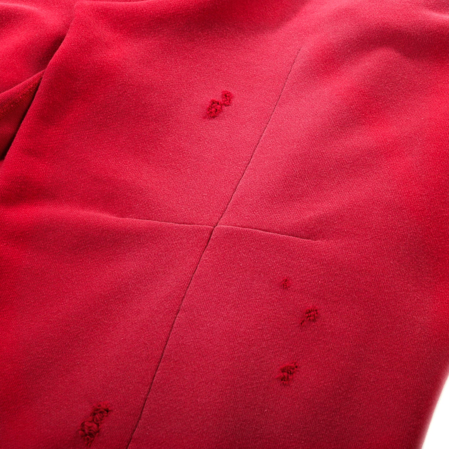 NEEDLES DARTS H.D. SWEATPANT FRENCH TERRY RED