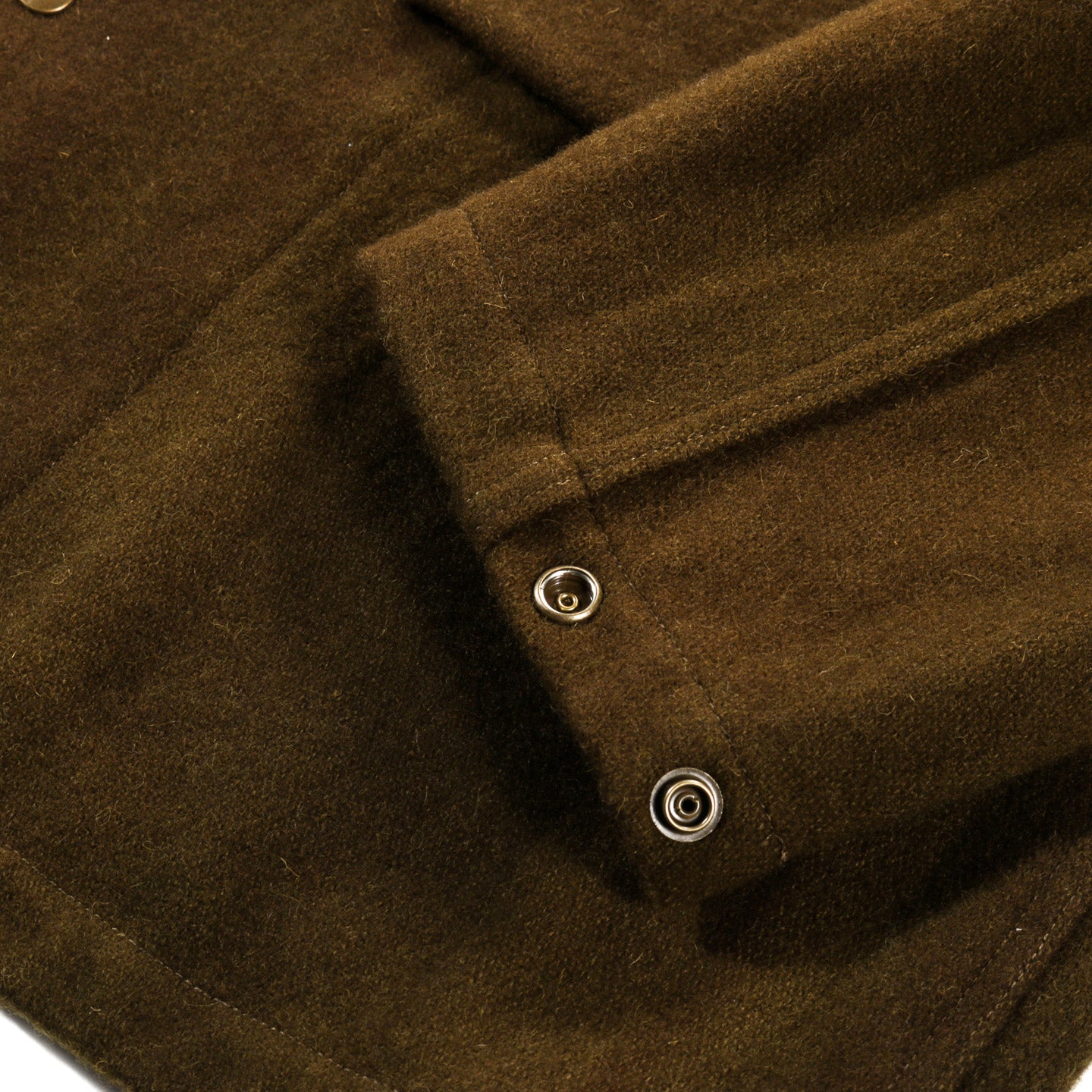 NEEDLES FIELD JACKET WOOL UNEVEN DYE OLIVE