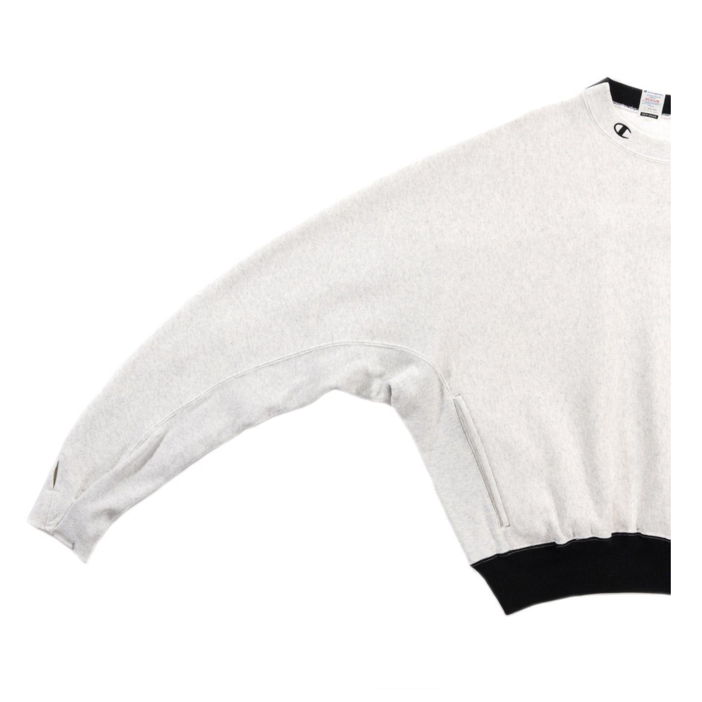 N.HOOLYWOOD C8-C042 CHAMPION CREWNECK SWEATSHIRT OATMEAL