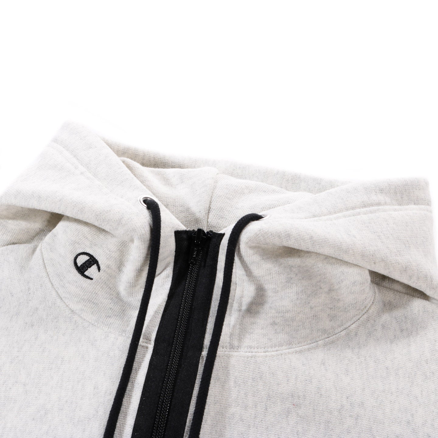 N.HOOLYWOOD C8-C127 CHAMPION ZIP UP HOODIE OATMEAL
