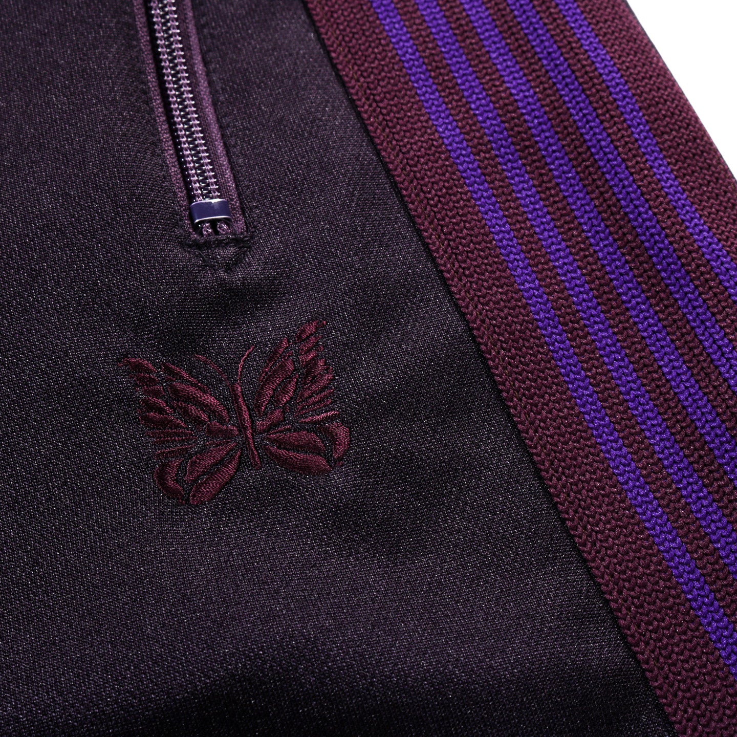 NEEDLES H.D. TRACK PANT POLY SMOOTH PURPLE