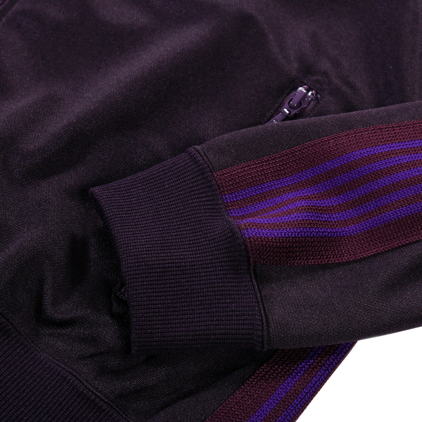 NEEDLES TRACK JACKET POLY SMOOTH PURPLE