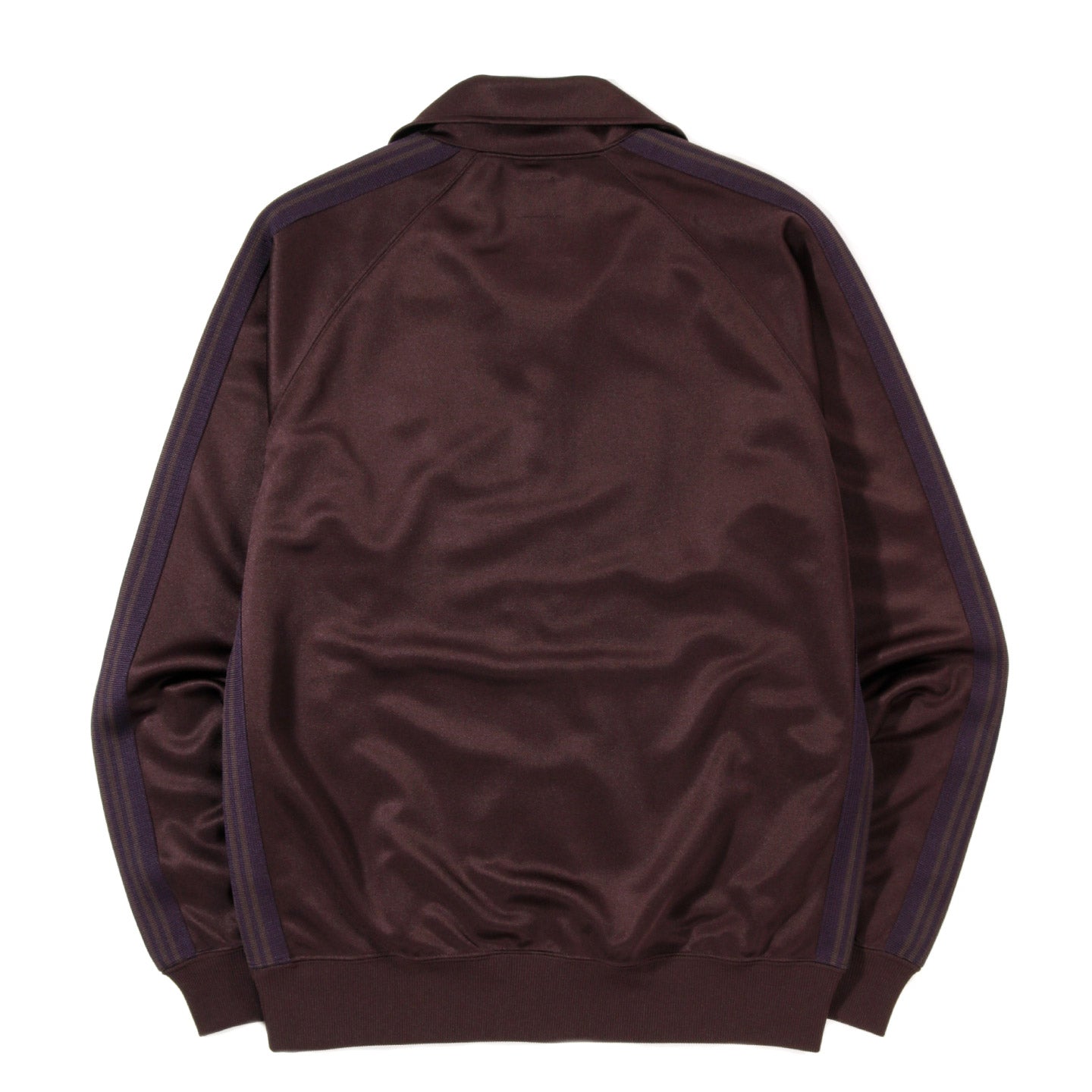 NEEDLES TRACK JACKET POLY SMOOTH DARK BROWN