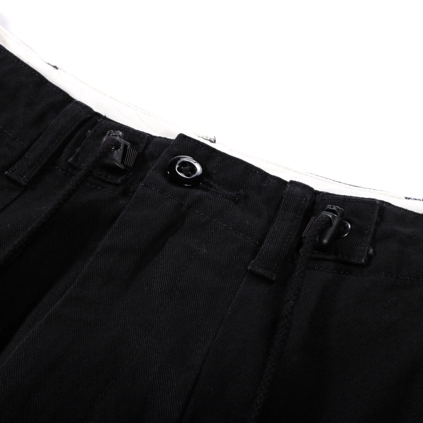 NEEDLES H.D. PANT MILITARY BLACK