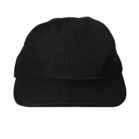 N.HOOLYWOOD 2251-AC01 WOOL / LINEN CAP BLACK