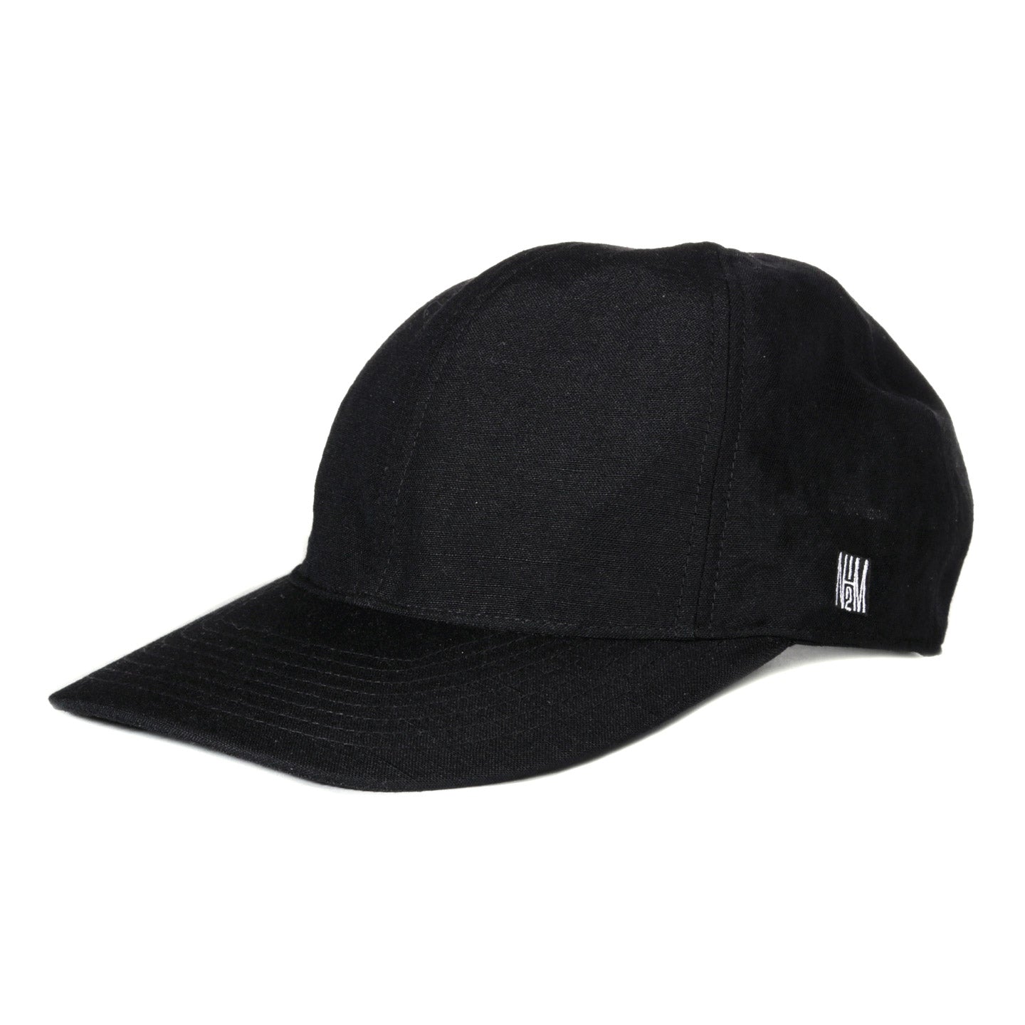 N.HOOLYWOOD 2251-AC01 WOOL / LINEN CAP BLACK