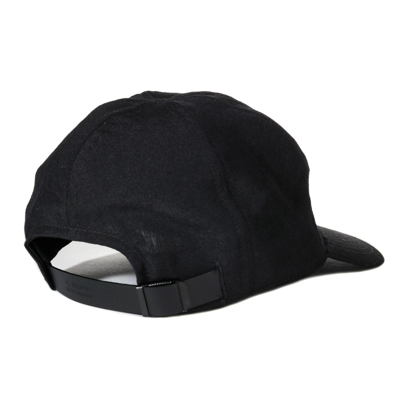 N.HOOLYWOOD 2251-AC01 WOOL / LINEN CAP BLACK