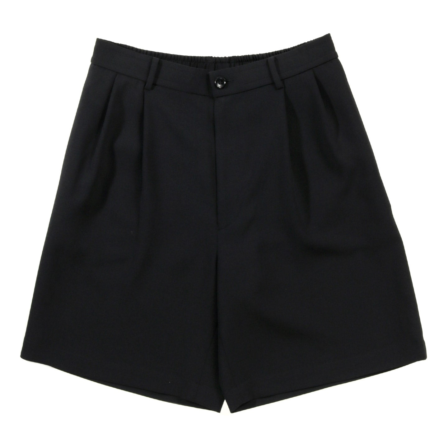 N.HOOLYWOOD 2251-PT51 PLEATED EASY SHORTS BLACK