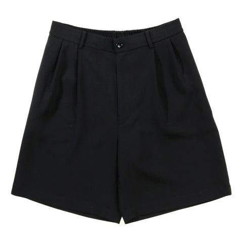 N.HOOLYWOOD 2251-PT51 PLEATED EASY SHORTS BLACK