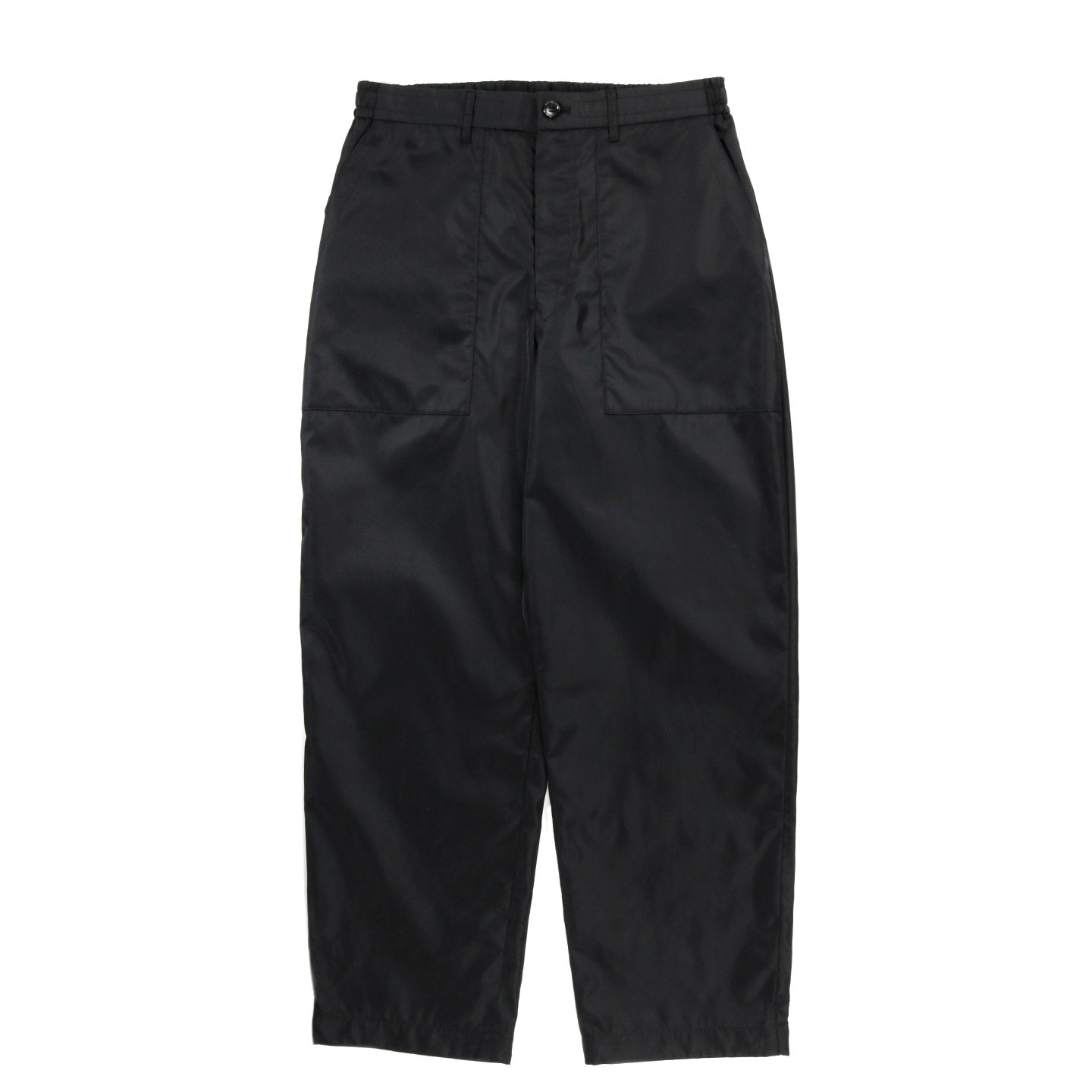 N.HOOLYWOOD 2251-CP27 NYLON FATIGUE EASY PANTS BLACK