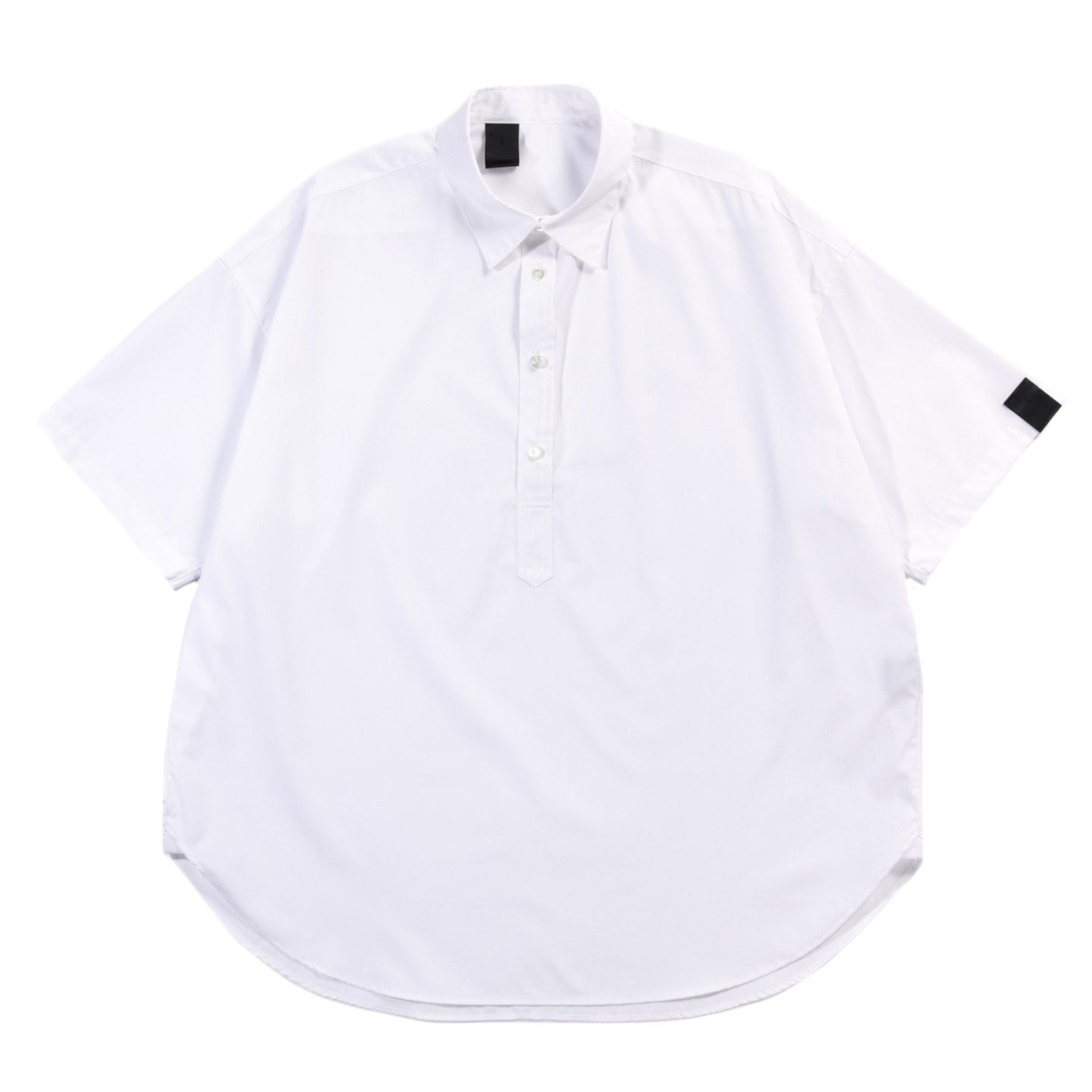 N.HOOLYWOOD 2261-SH54 BIG POPOVER SHORTSLEEVE SHIRT WHITE
