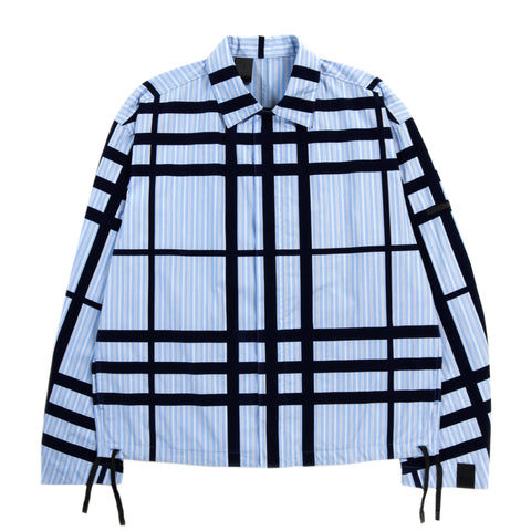 N.HOOLYWOOD 2252-SH25 SHIRT BLOUSON NAVY CHECK