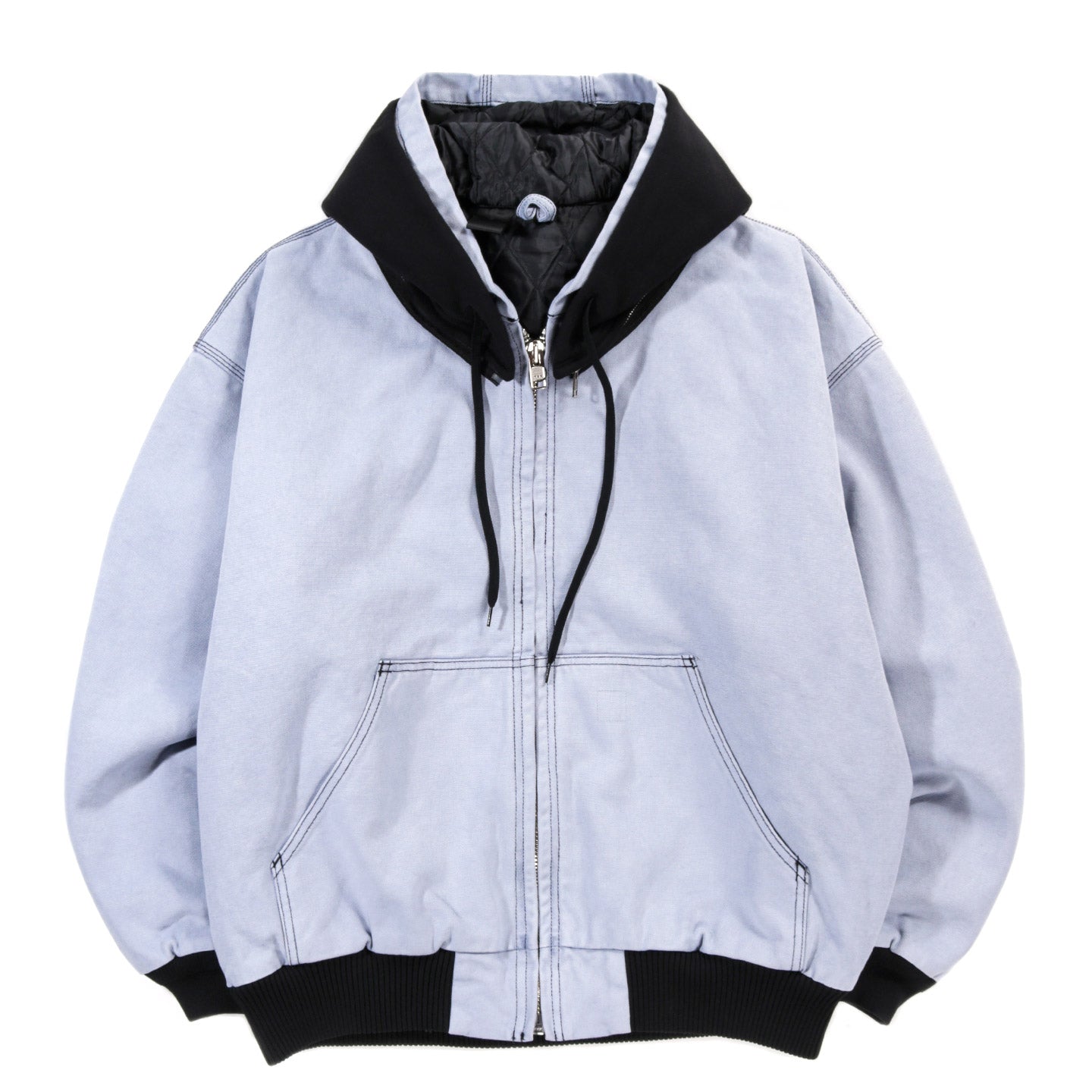 N.HOOLYWOOD 2252-BL70 HOODED WORK JACKET BLUE