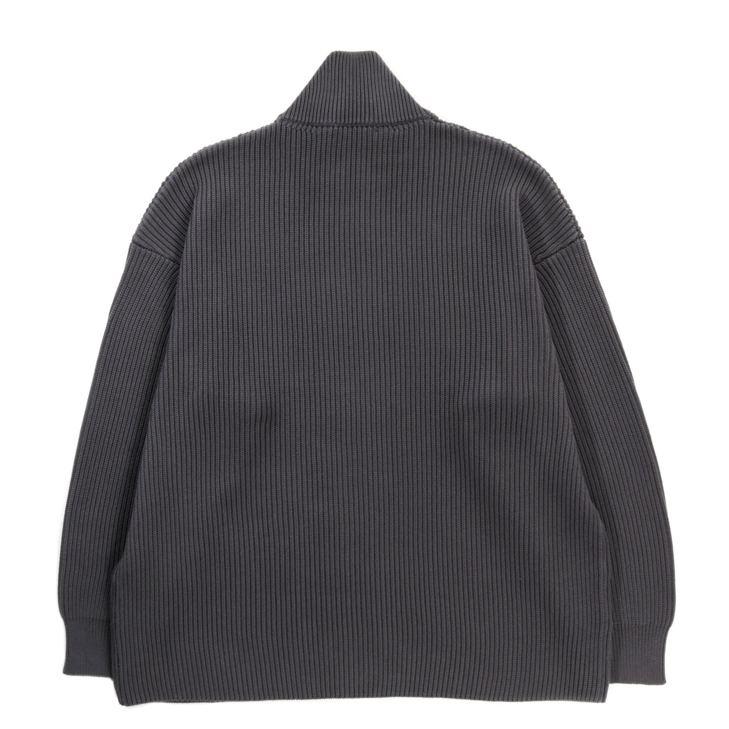 N.HOOLYWOOD 2252-KT01 WIDE KNIT BLOUSON CHARCOAL