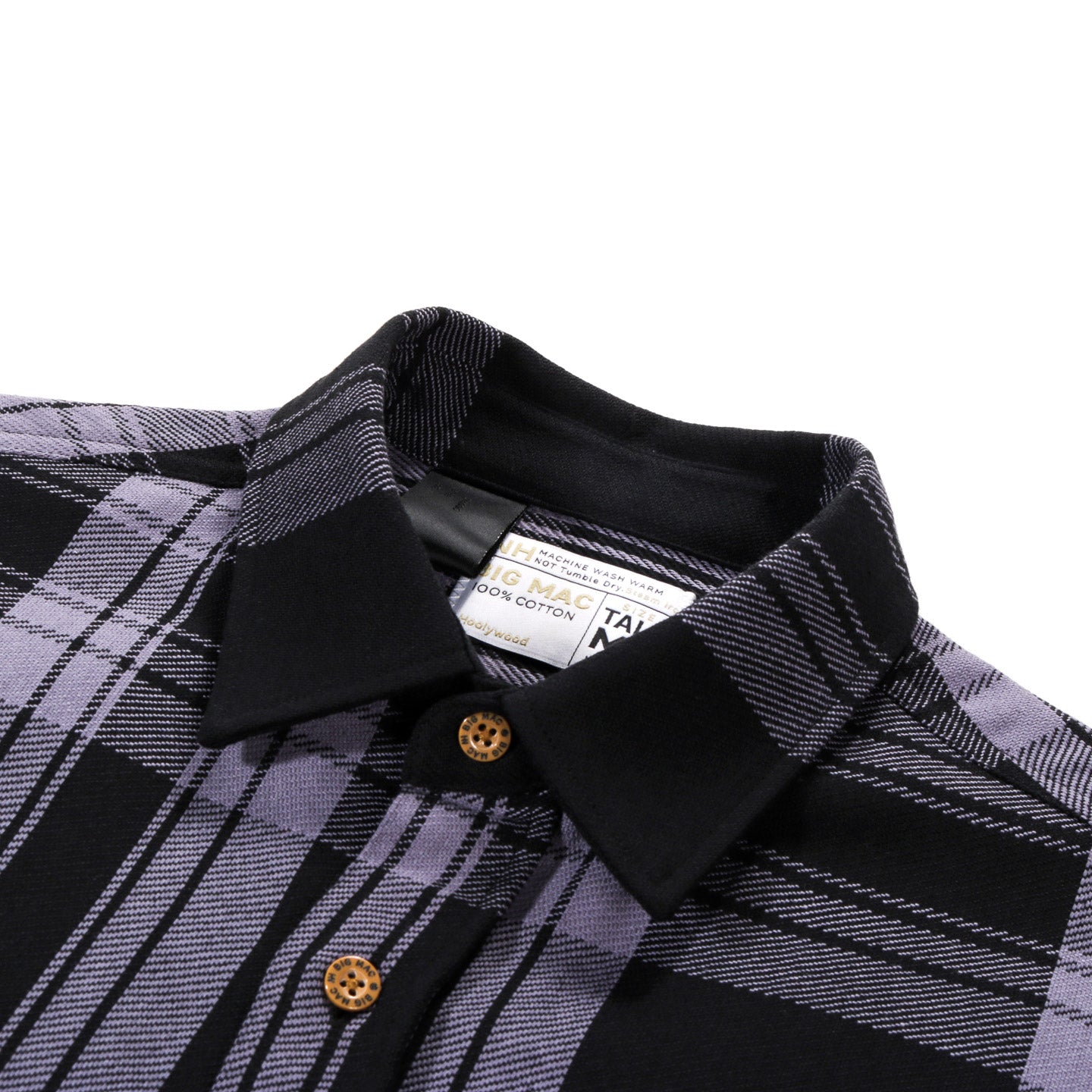 N.HOOLYWOOD 2251-SH40 BIG MAC OVERSHIRT BLACK CHECK