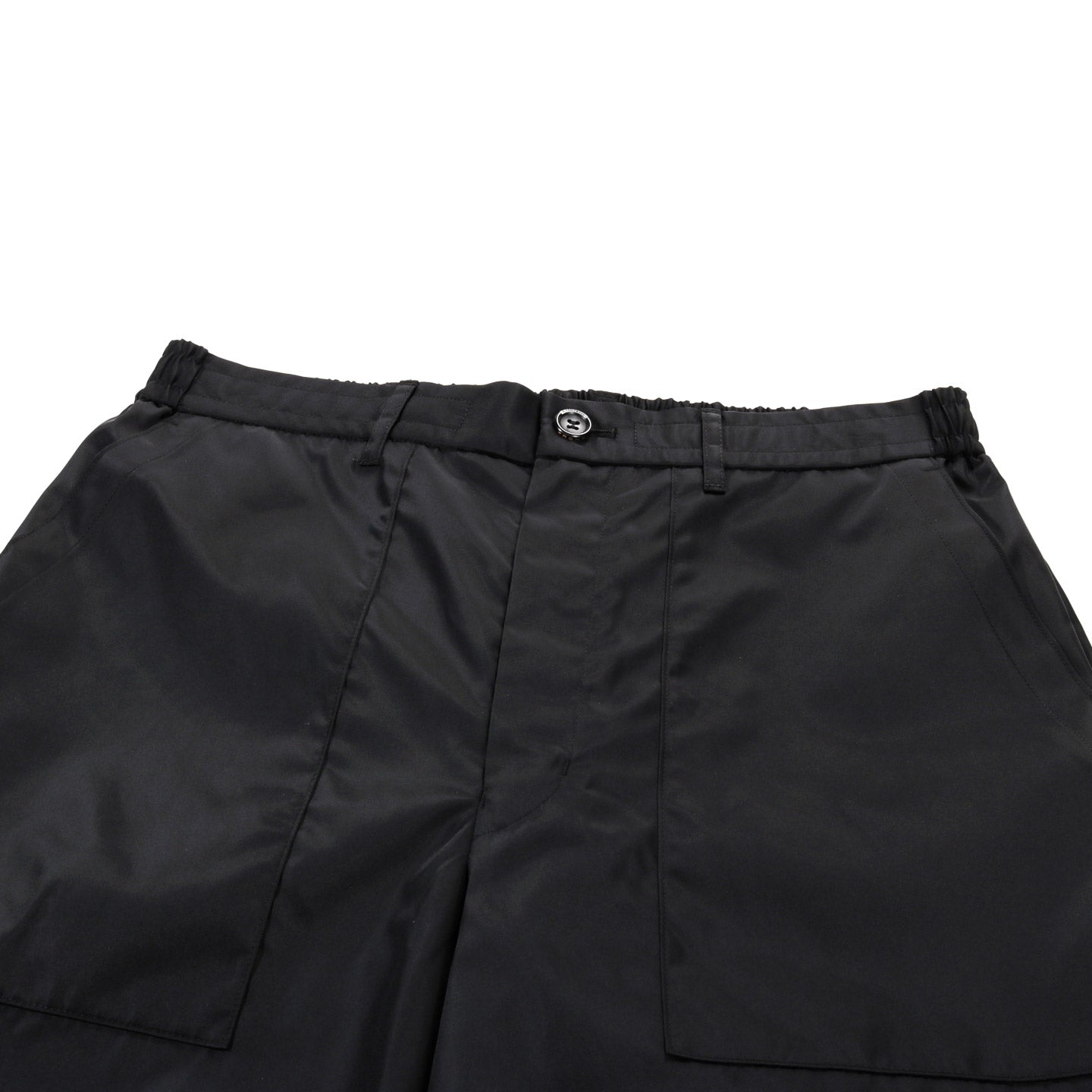 N.HOOLYWOOD 2251-CP27 NYLON FATIGUE EASY PANTS BLACK