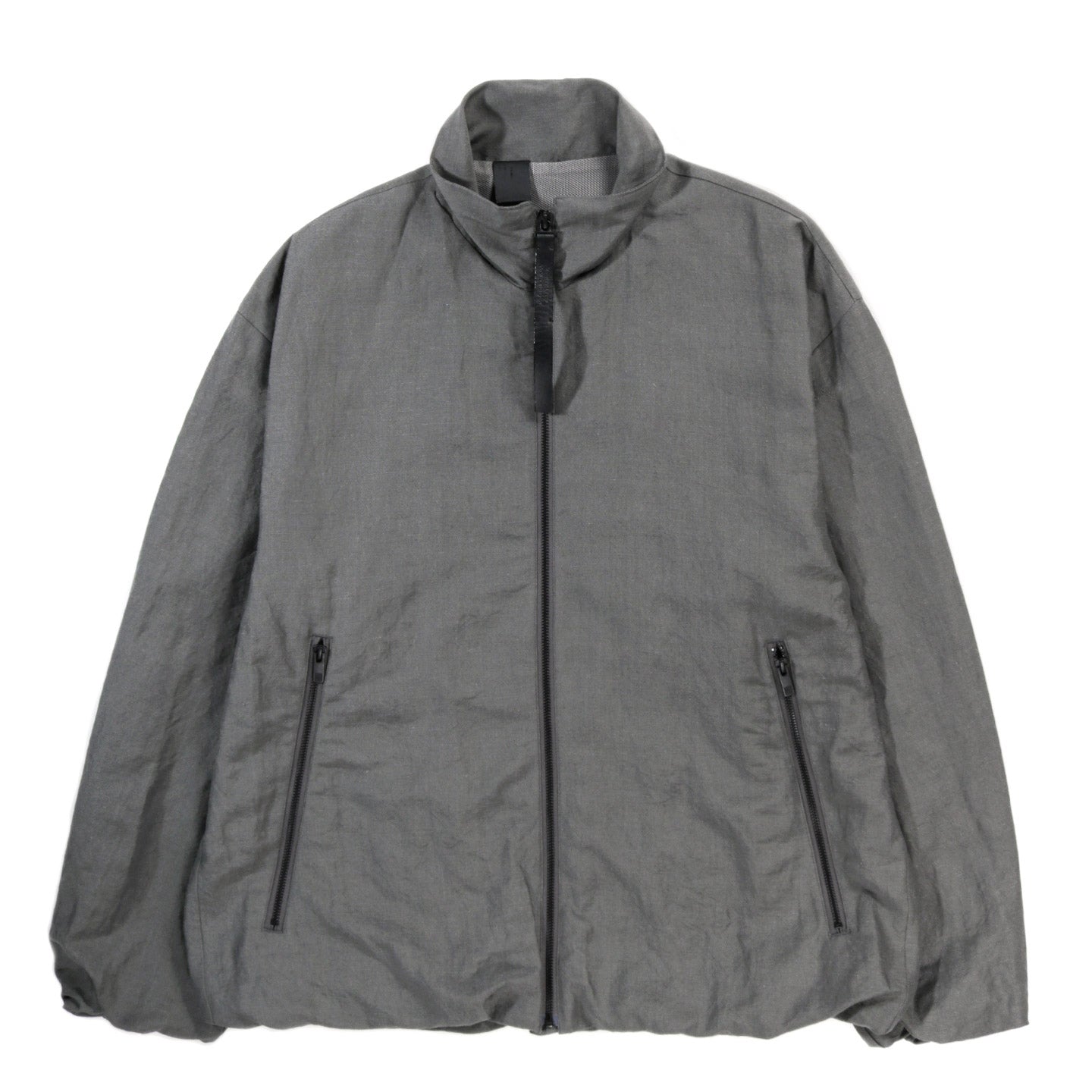 N.HOOLYWOOD 2251-BL08 WOOL / LINEN TRACK BLOUSON GRAY