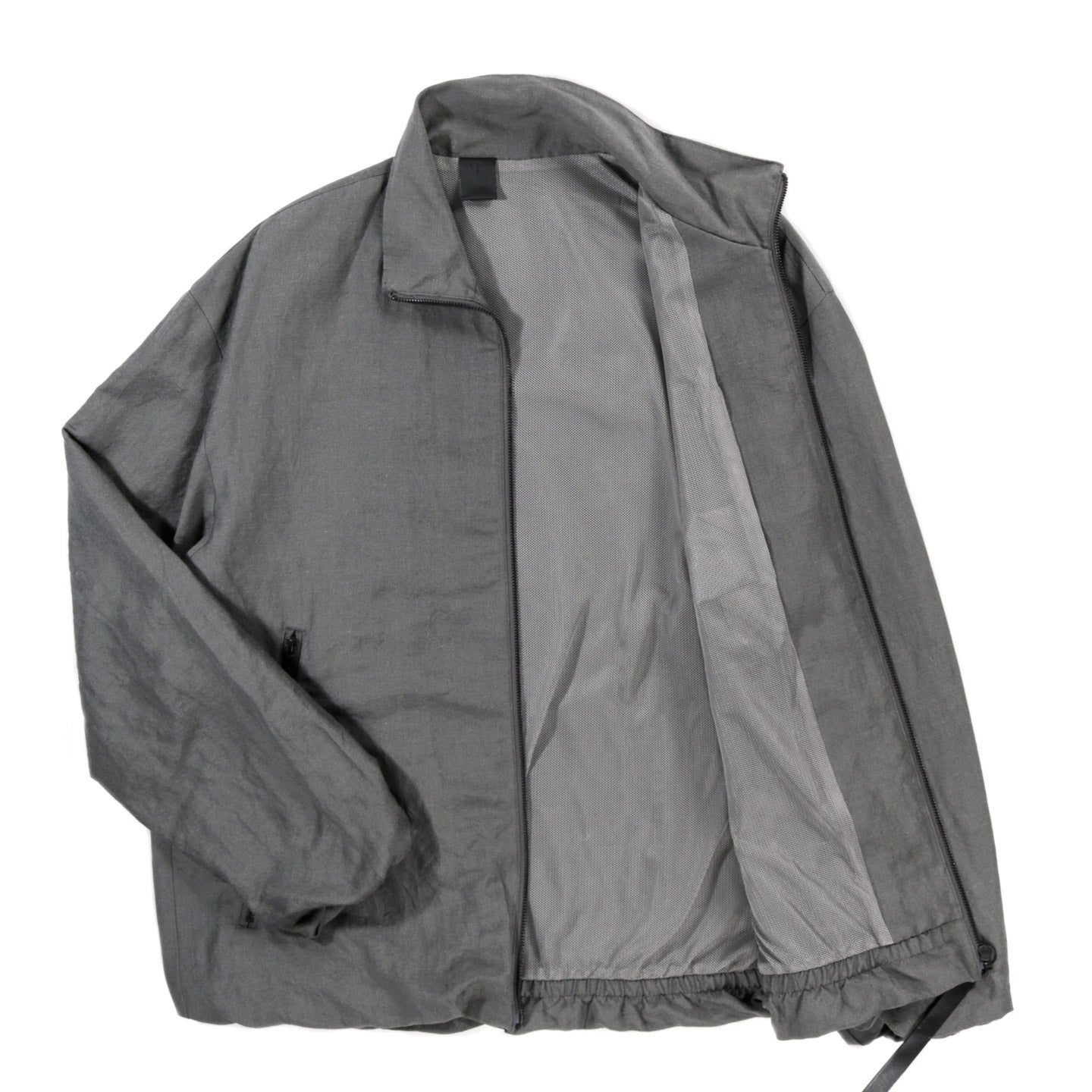 N.HOOLYWOOD 2251-BL08 WOOL / LINEN TRACK BLOUSON GRAY