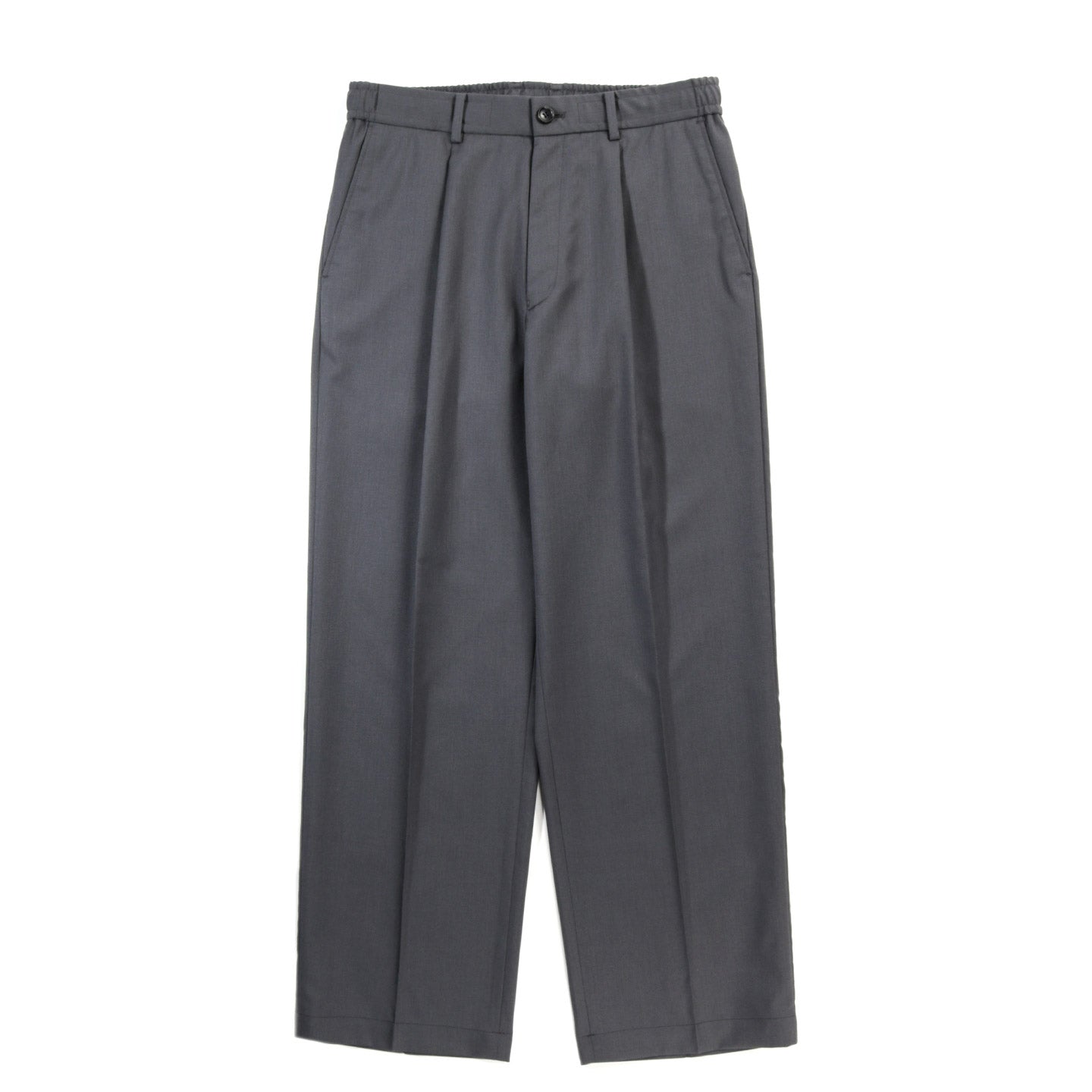 N.HOOLYWOOD 2252-PT06 WIDE EASY SUIT PANTS CHARCOAL