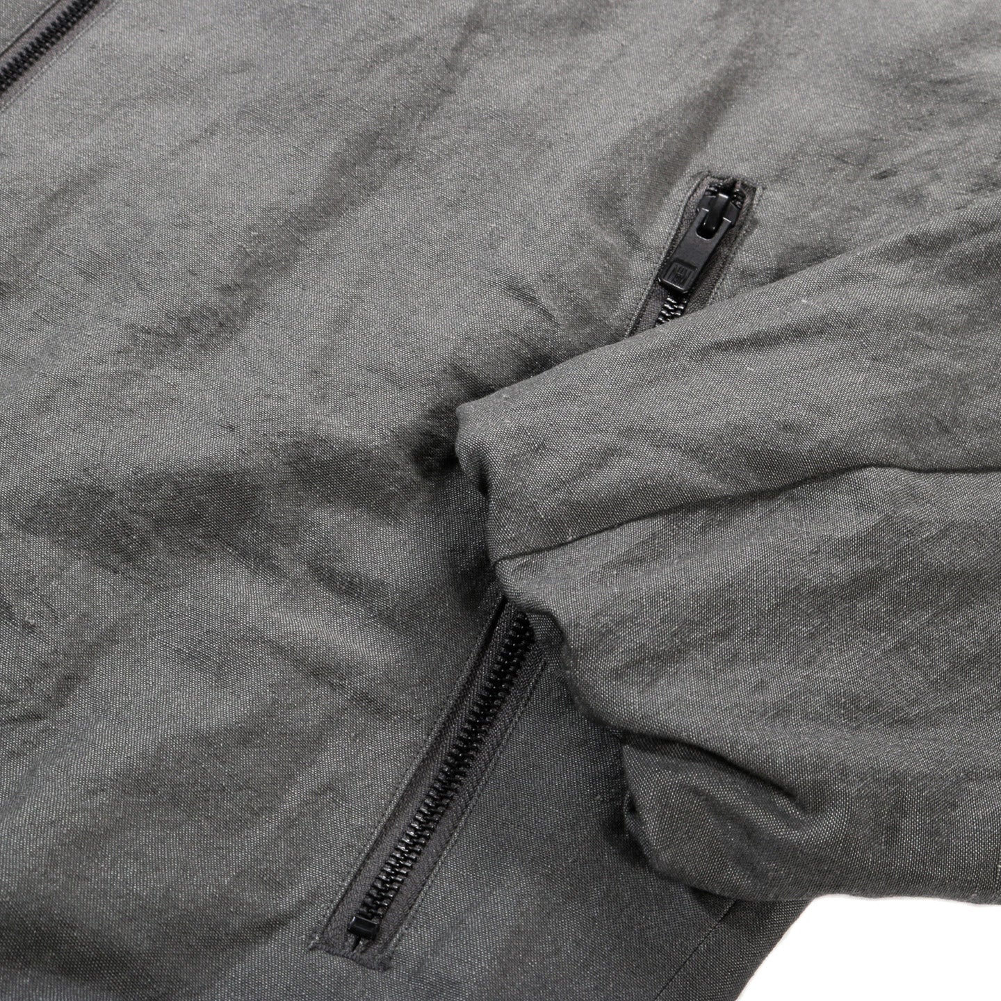 N.HOOLYWOOD 2251-BL08 WOOL / LINEN TRACK BLOUSON GRAY