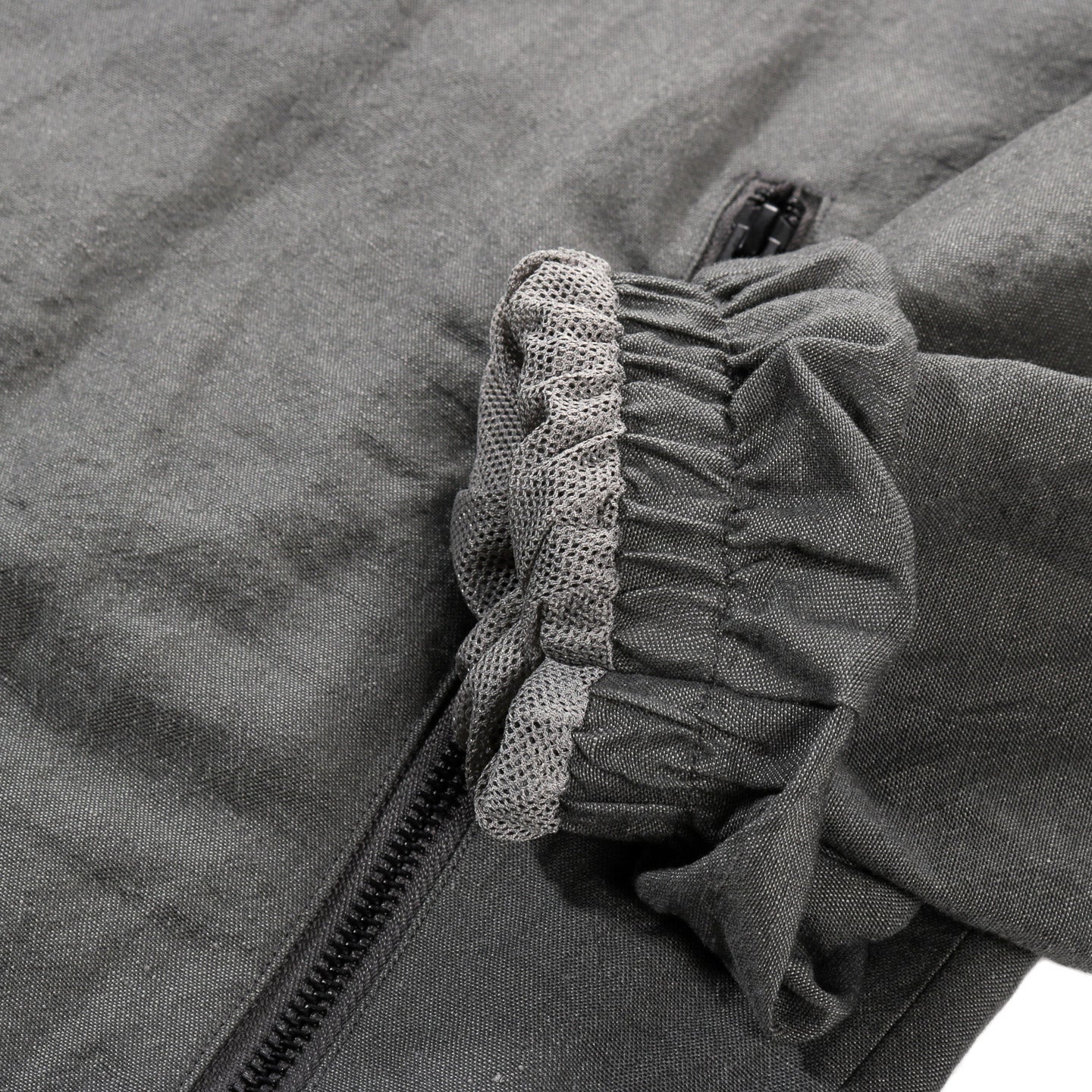 N.HOOLYWOOD 2251-BL08 WOOL / LINEN TRACK BLOUSON GRAY