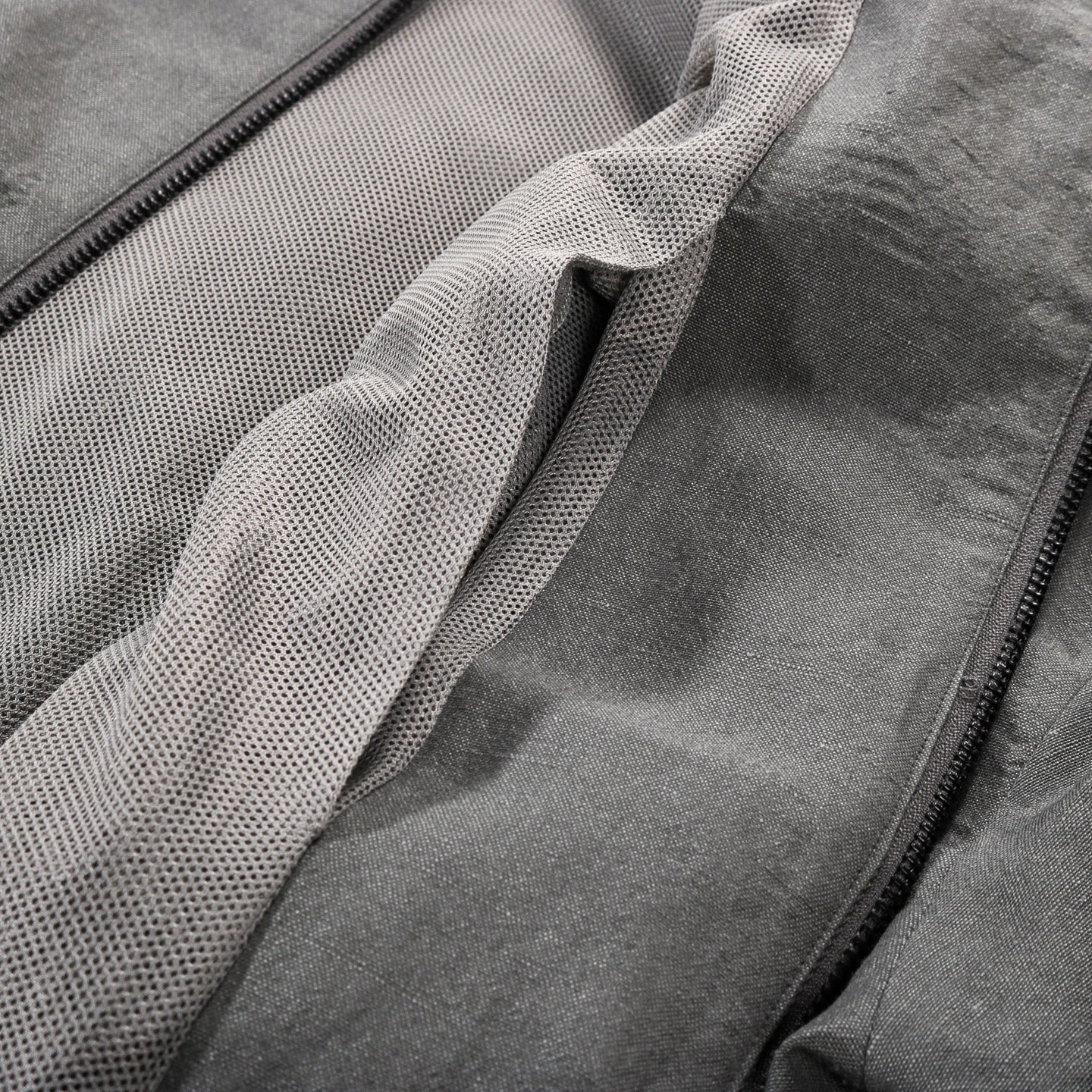 N.HOOLYWOOD 2251-BL08 WOOL / LINEN TRACK BLOUSON GRAY
