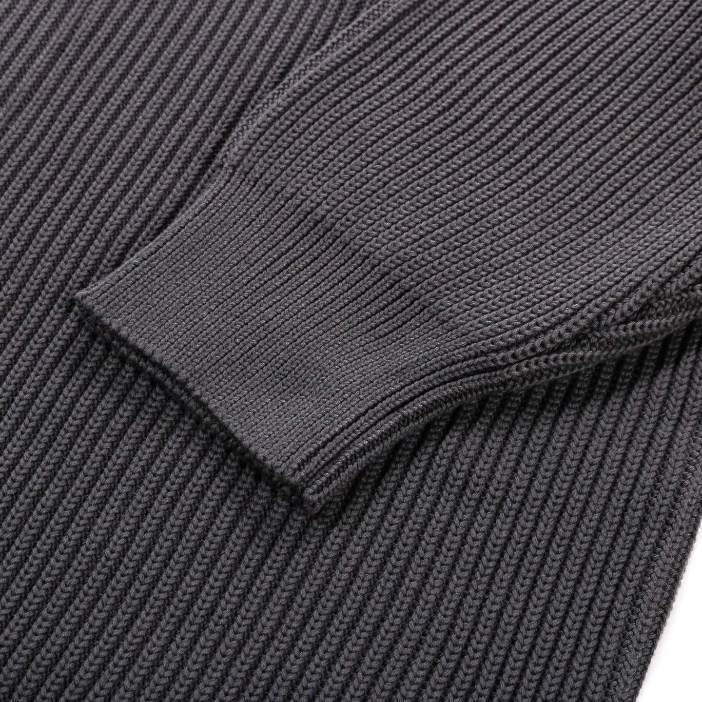 N.HOOLYWOOD 2252-KT01 WIDE KNIT BLOUSON CHARCOAL