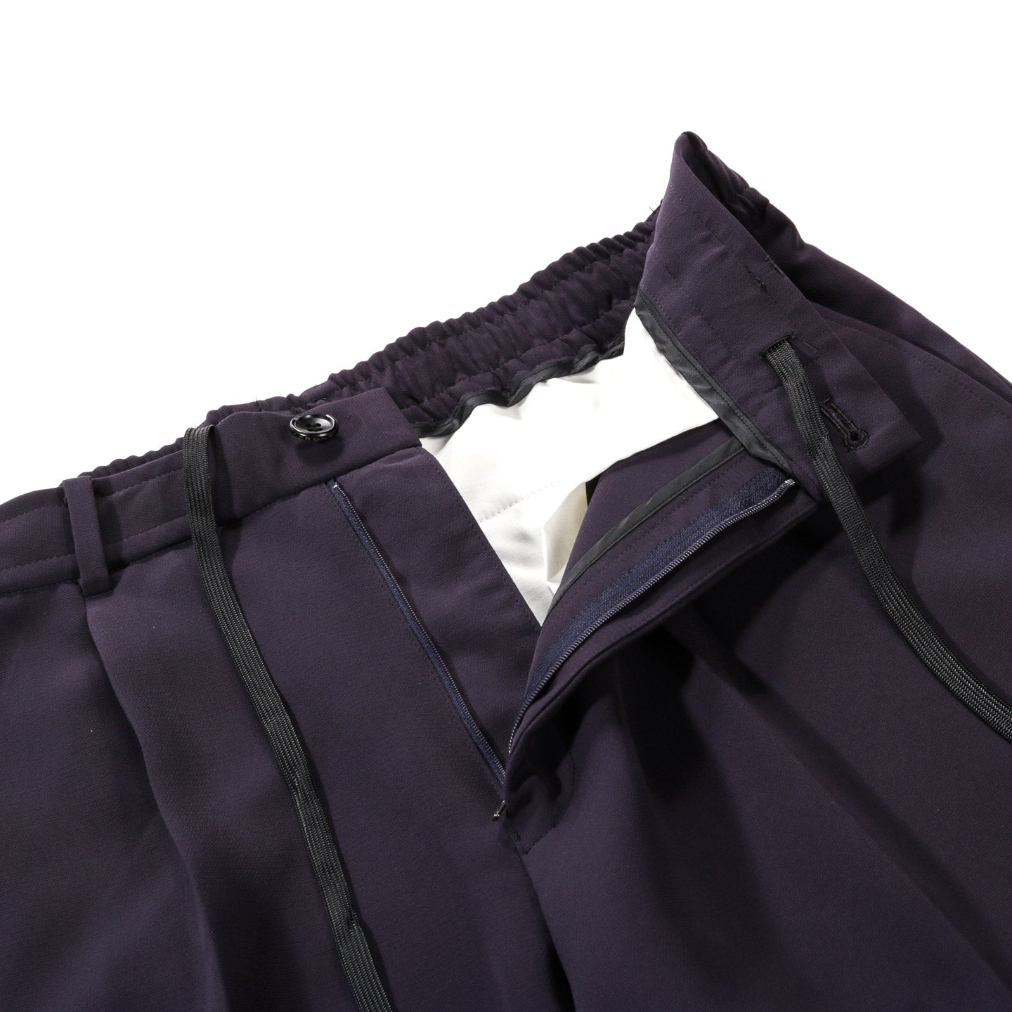 N.HOOLYWOOD 2251-PT06 WIDE EASY SUIT PANTS NAVY